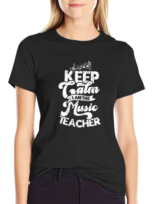 Keep Calm Music Teacher Graphic T-Shirt