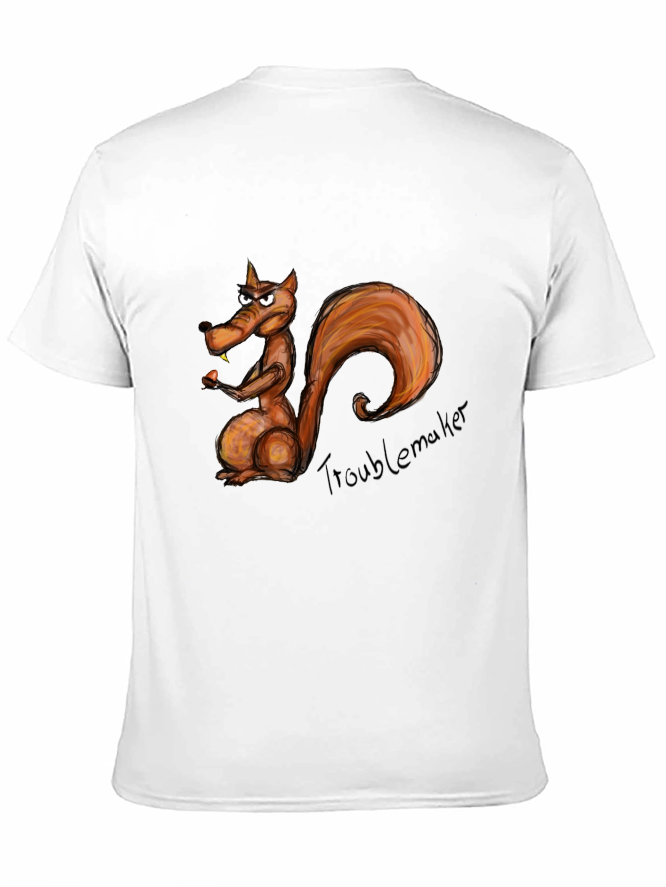 Troublemaker Squirrel Graphic T-Shirt
