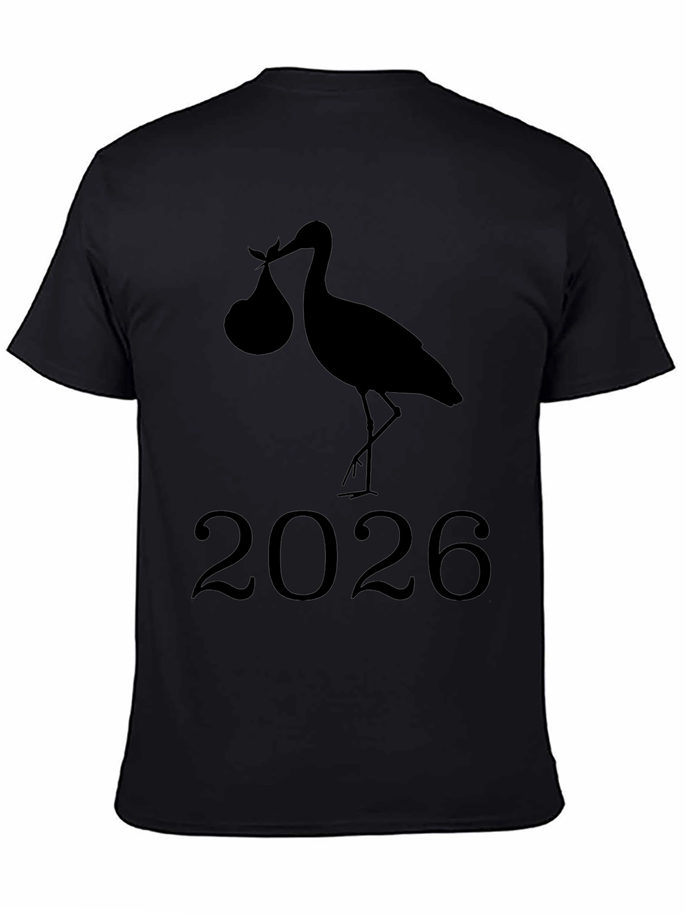 Stork 2026 Baby Announcement Tee