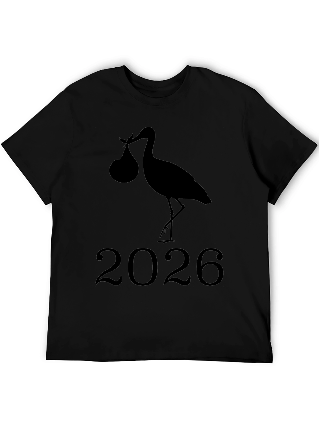 Stork 2026 Baby Announcement Tee