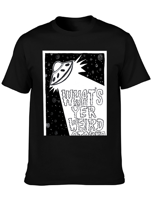 UFO Graphic Tee - Whats Yer Weird Story?