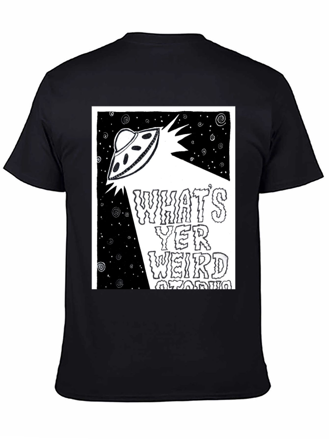 UFO Graphic Tee - Whats Yer Weird Story?