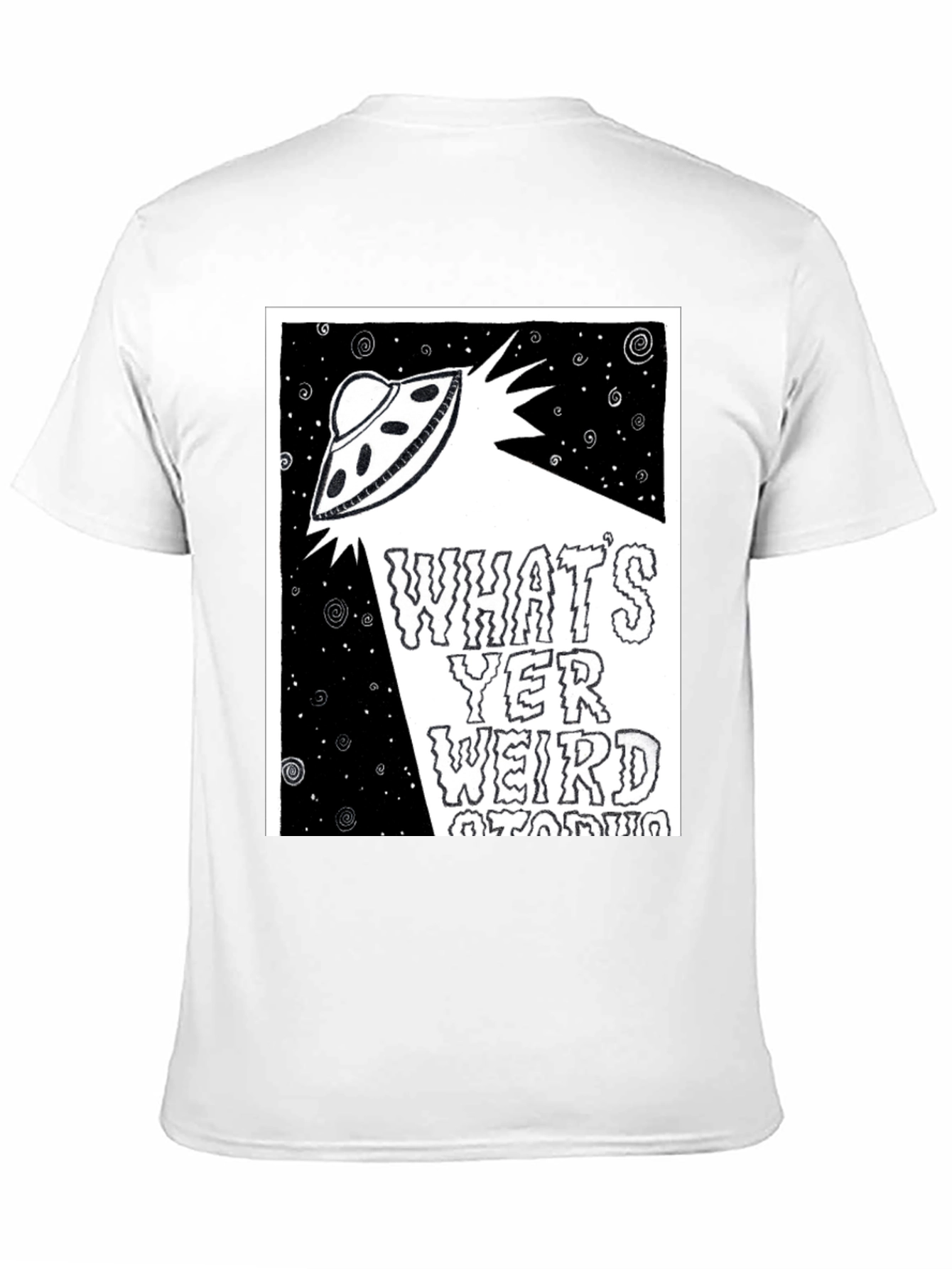 UFO Graphic Tee - Whats Yer Weird Story?