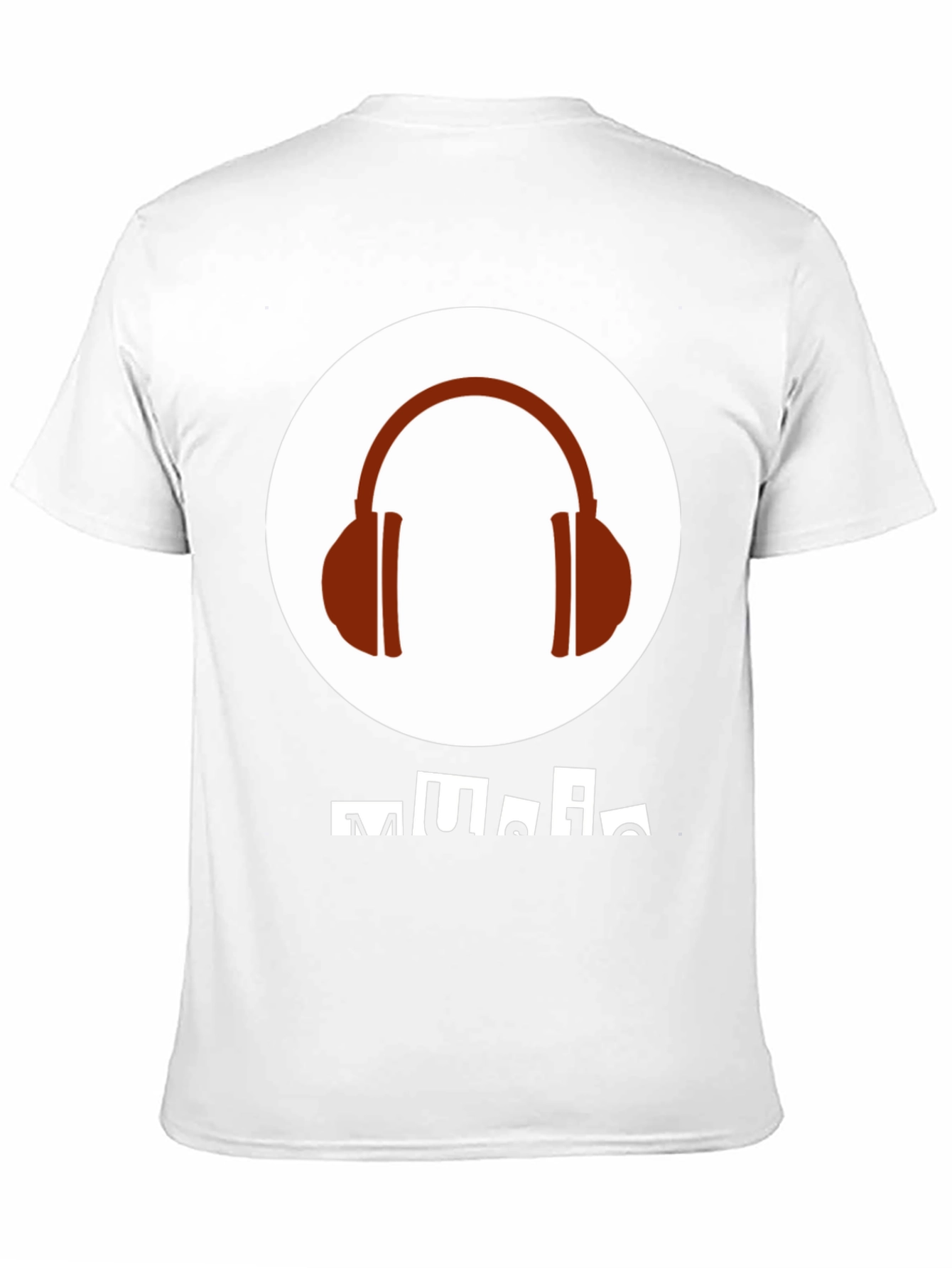 Music Lover Graphic Tee - Headphones Design