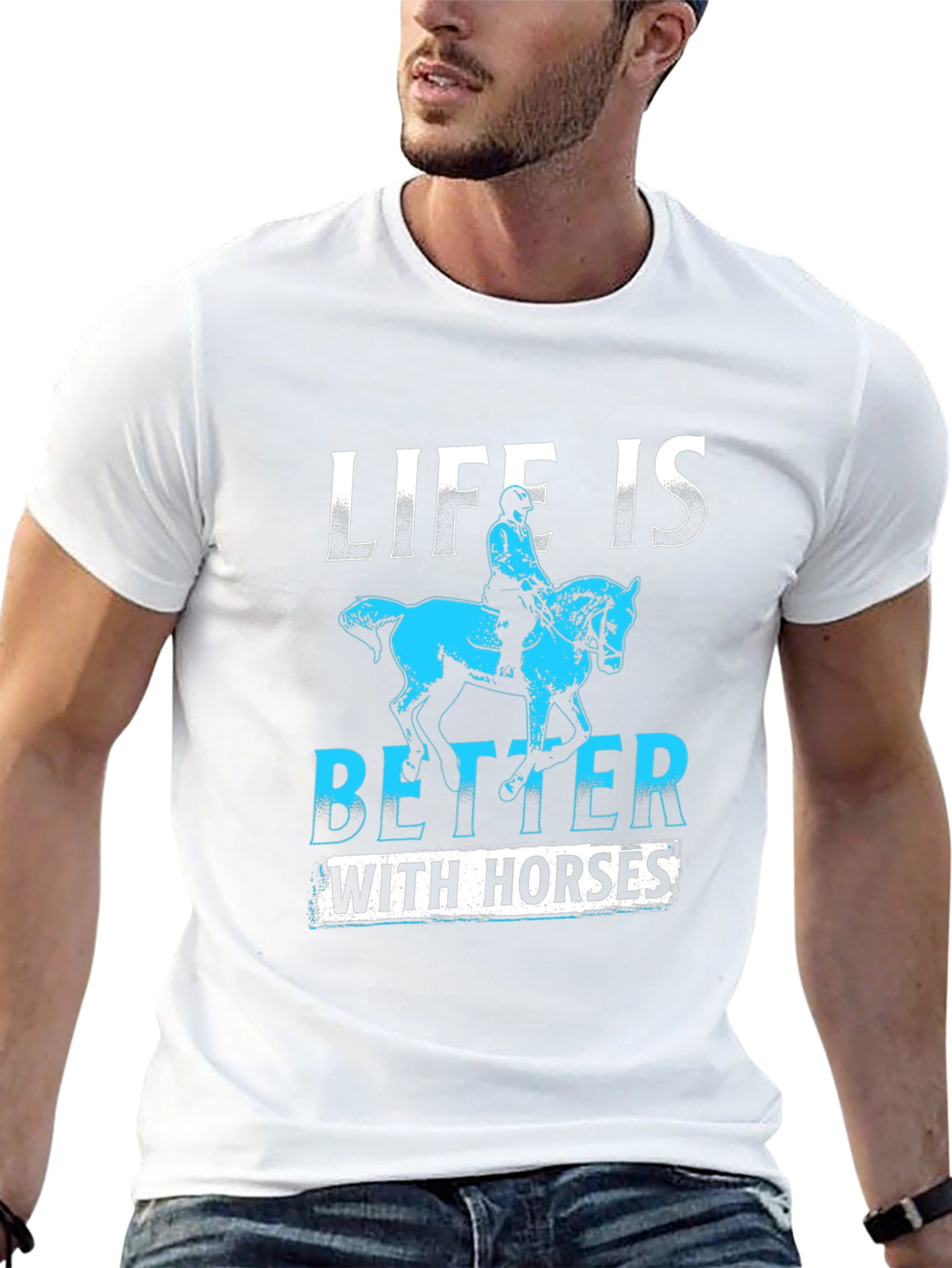 Life Is Better With Horses Tee
