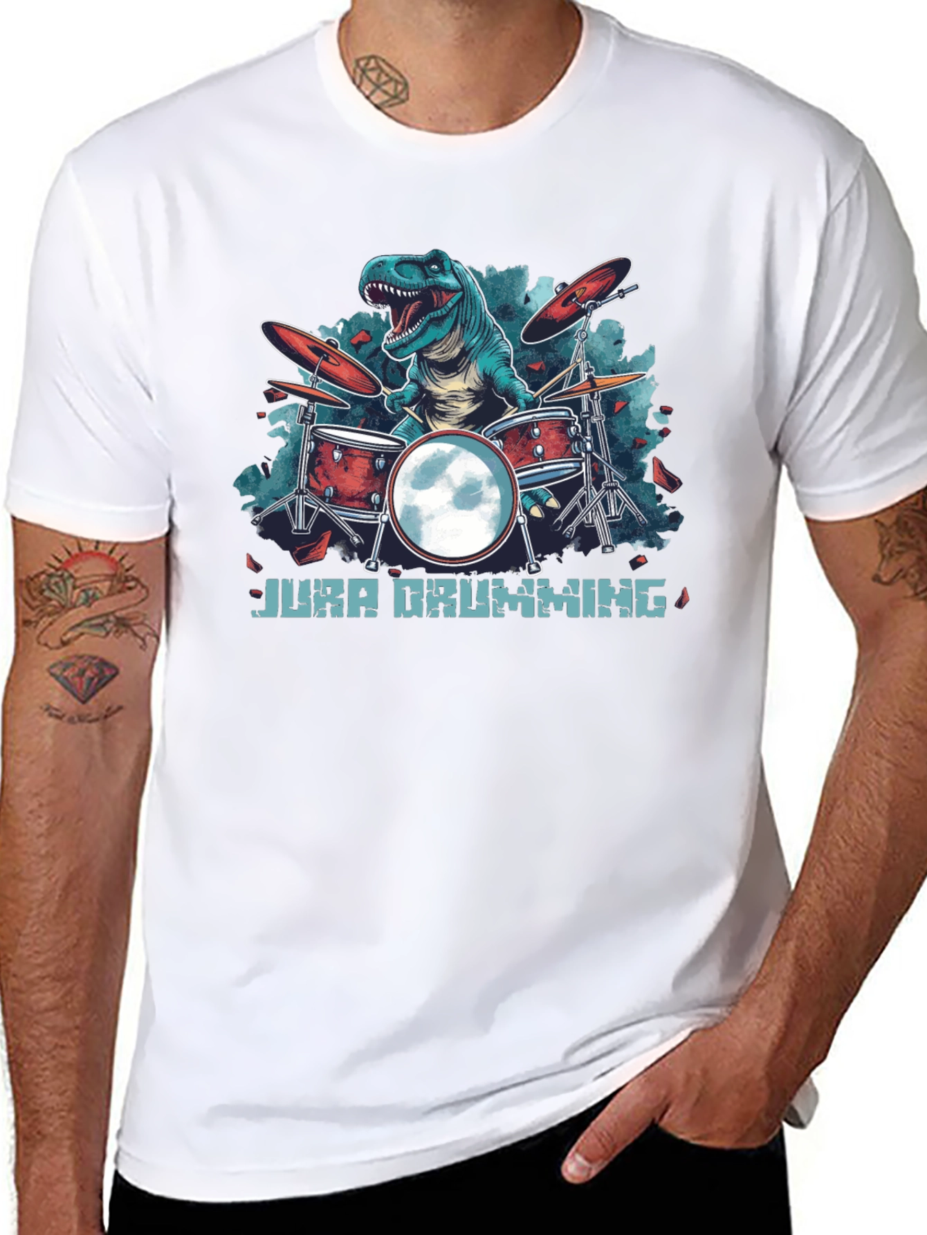 Jurassic Drumming T-Shirt