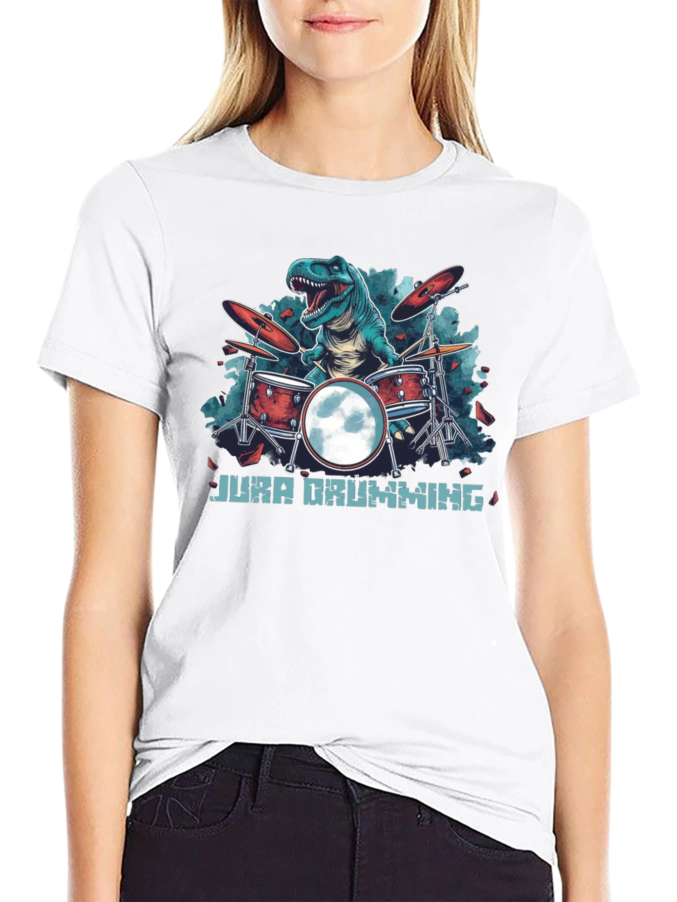 Jurassic Drumming T-Shirt