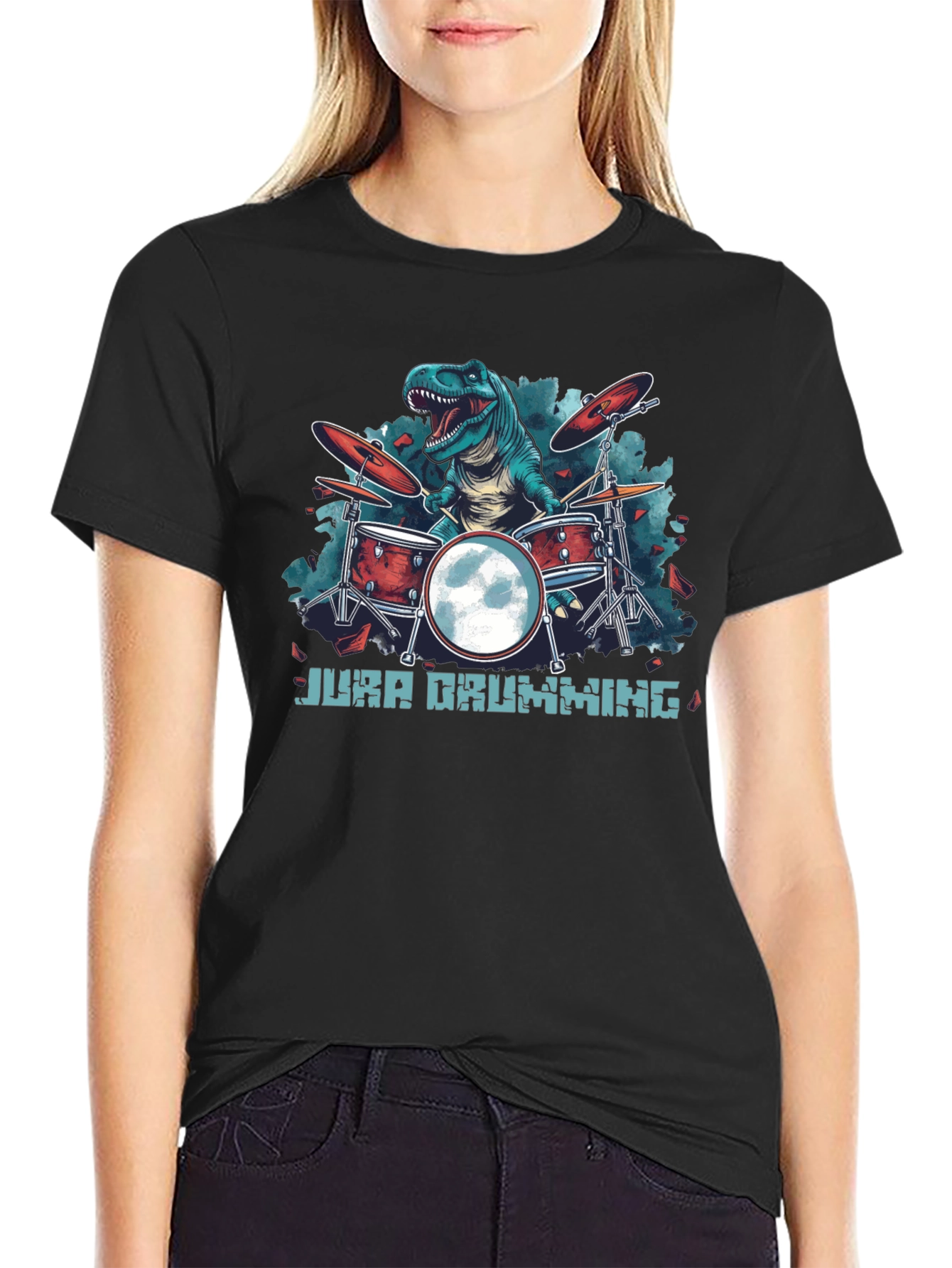 Jurassic Drumming T-Shirt