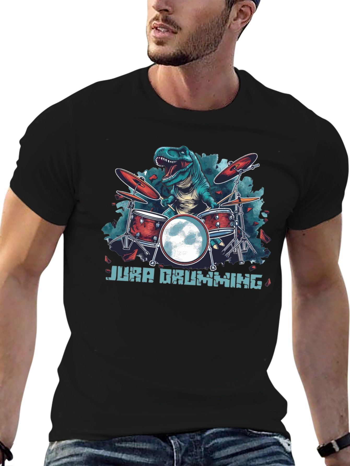 Jurassic Drumming T-Shirt