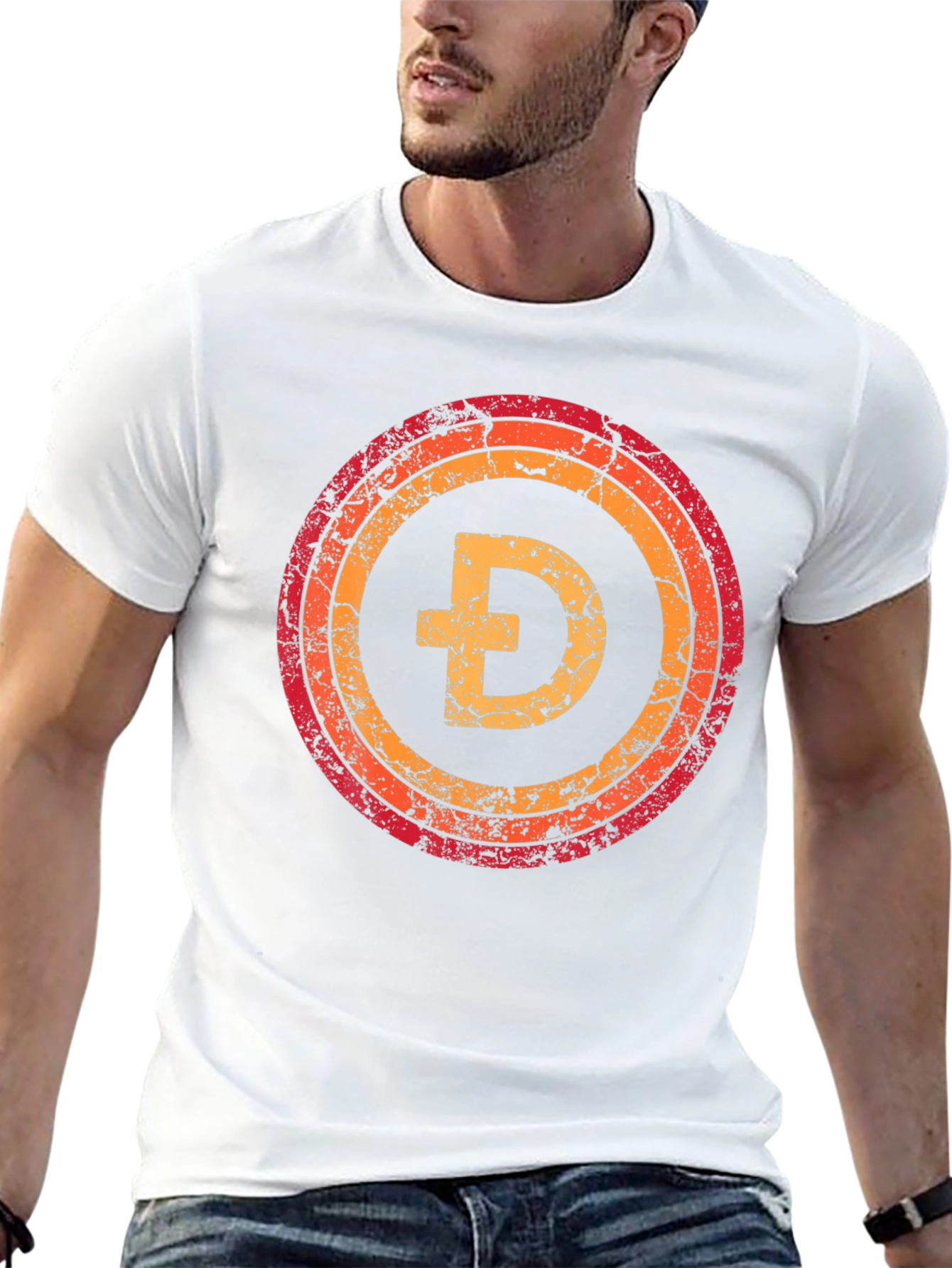 Retro Doge Crypto T-Shirt - Black