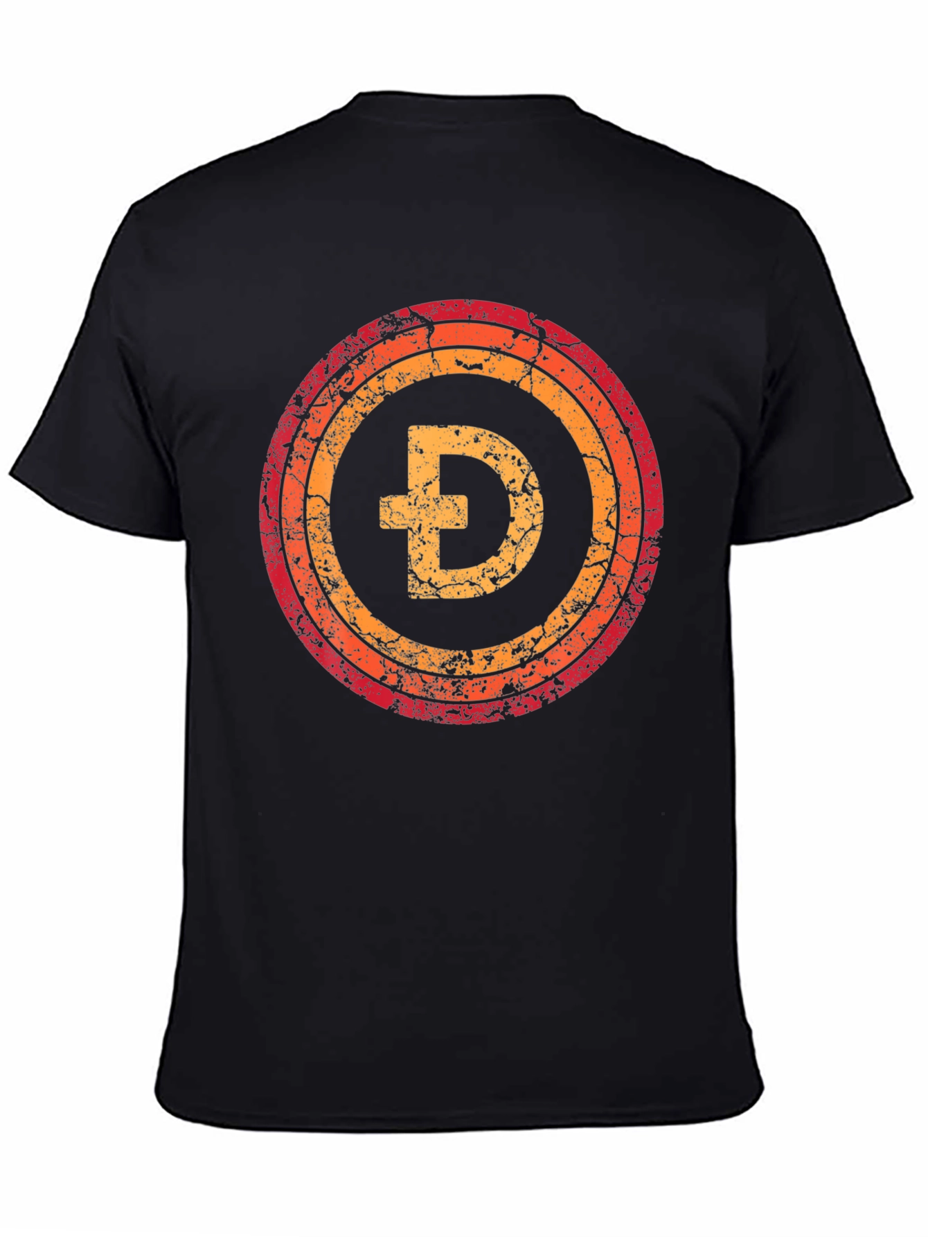 Retro Doge Crypto T-Shirt - Black