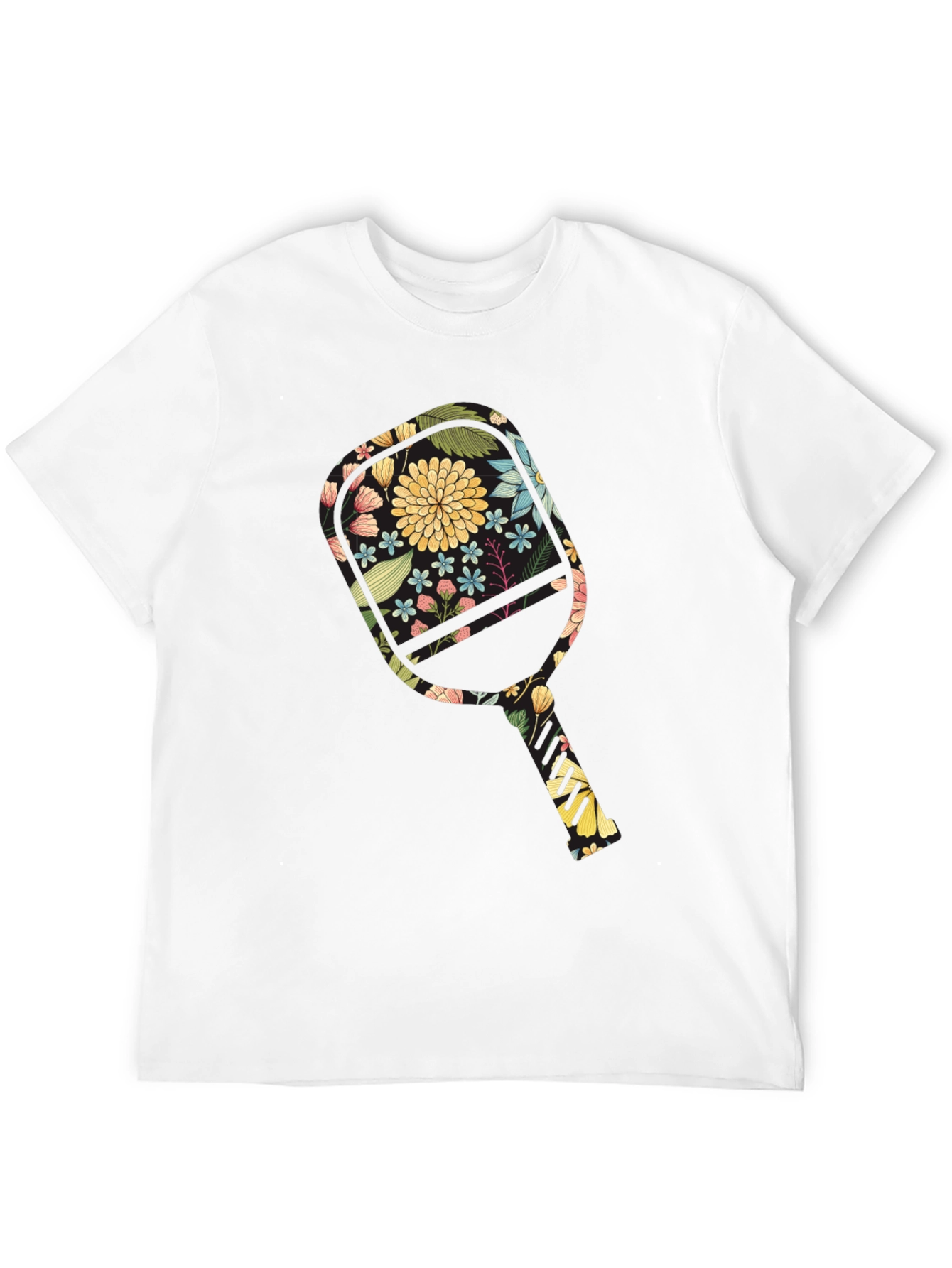 Floral Paddleball T-Shirt: Stylish Activewear
