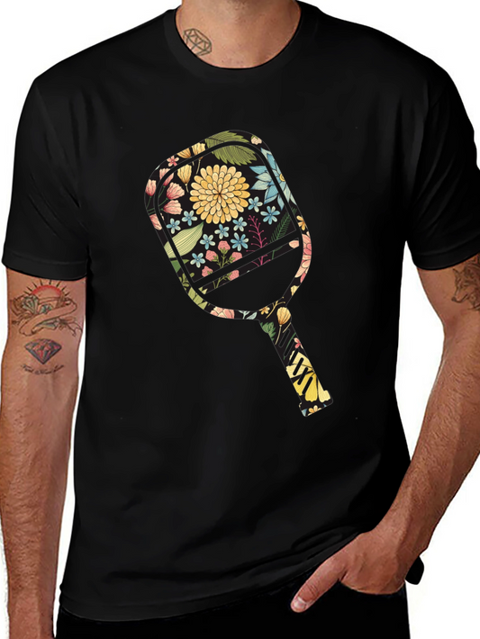 Floral Paddleball T-Shirt: Stylish Activewear