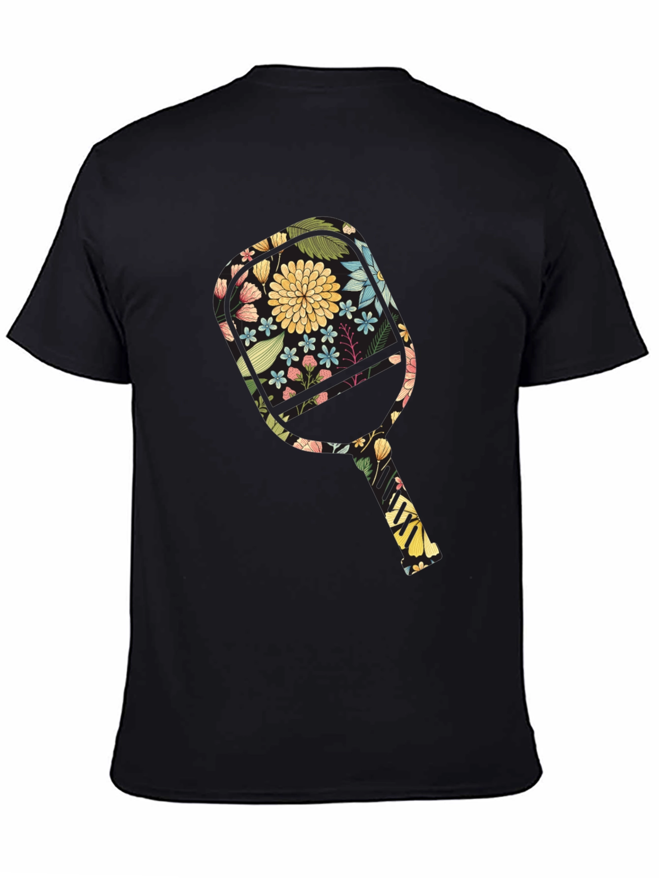 Floral Paddleball T-Shirt: Stylish Activewear