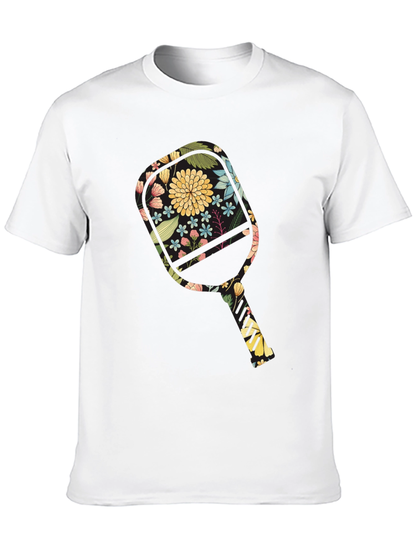 Floral Paddleball T-Shirt: Stylish Activewear