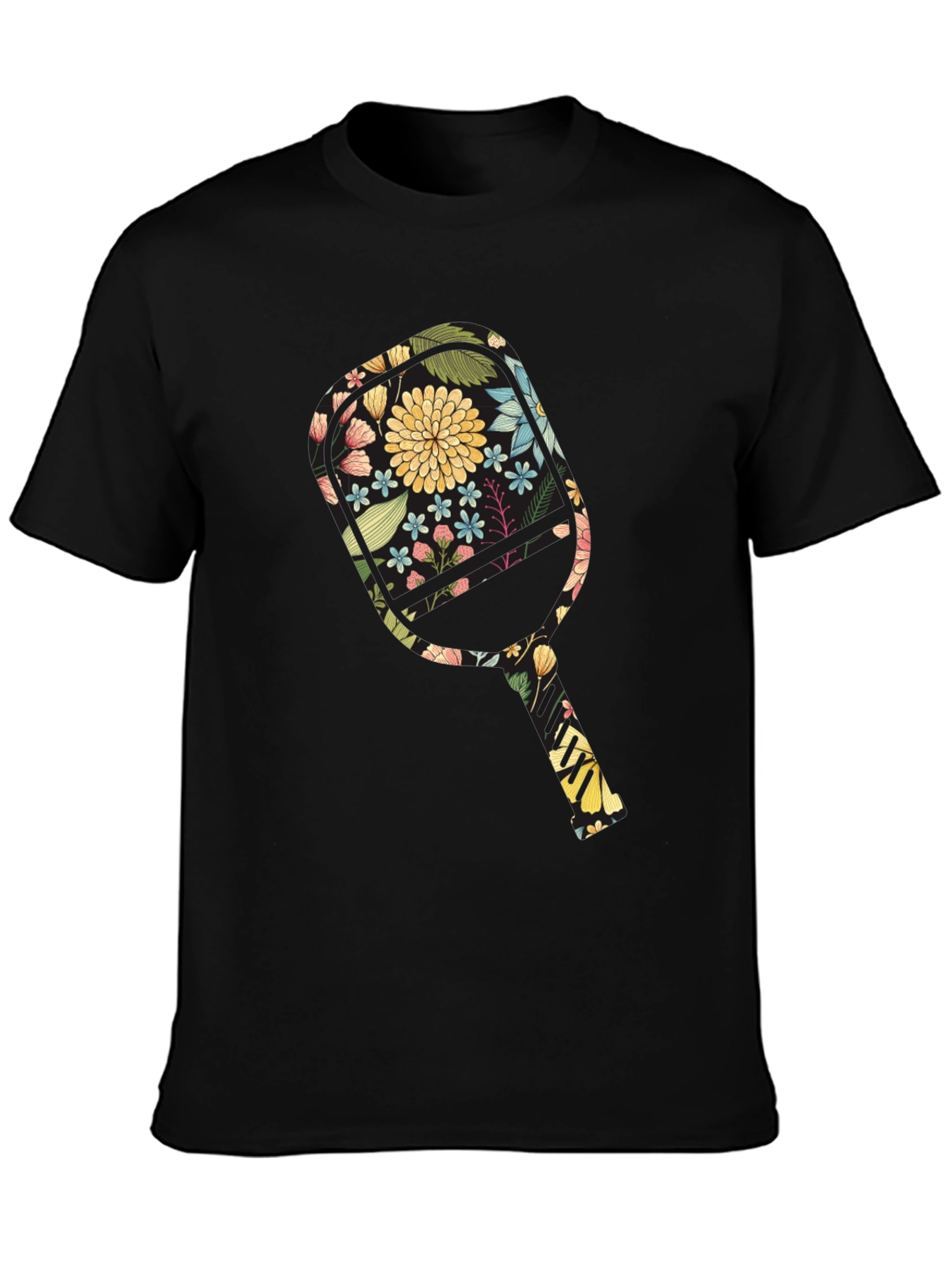 Floral Paddleball T-Shirt: Stylish Activewear