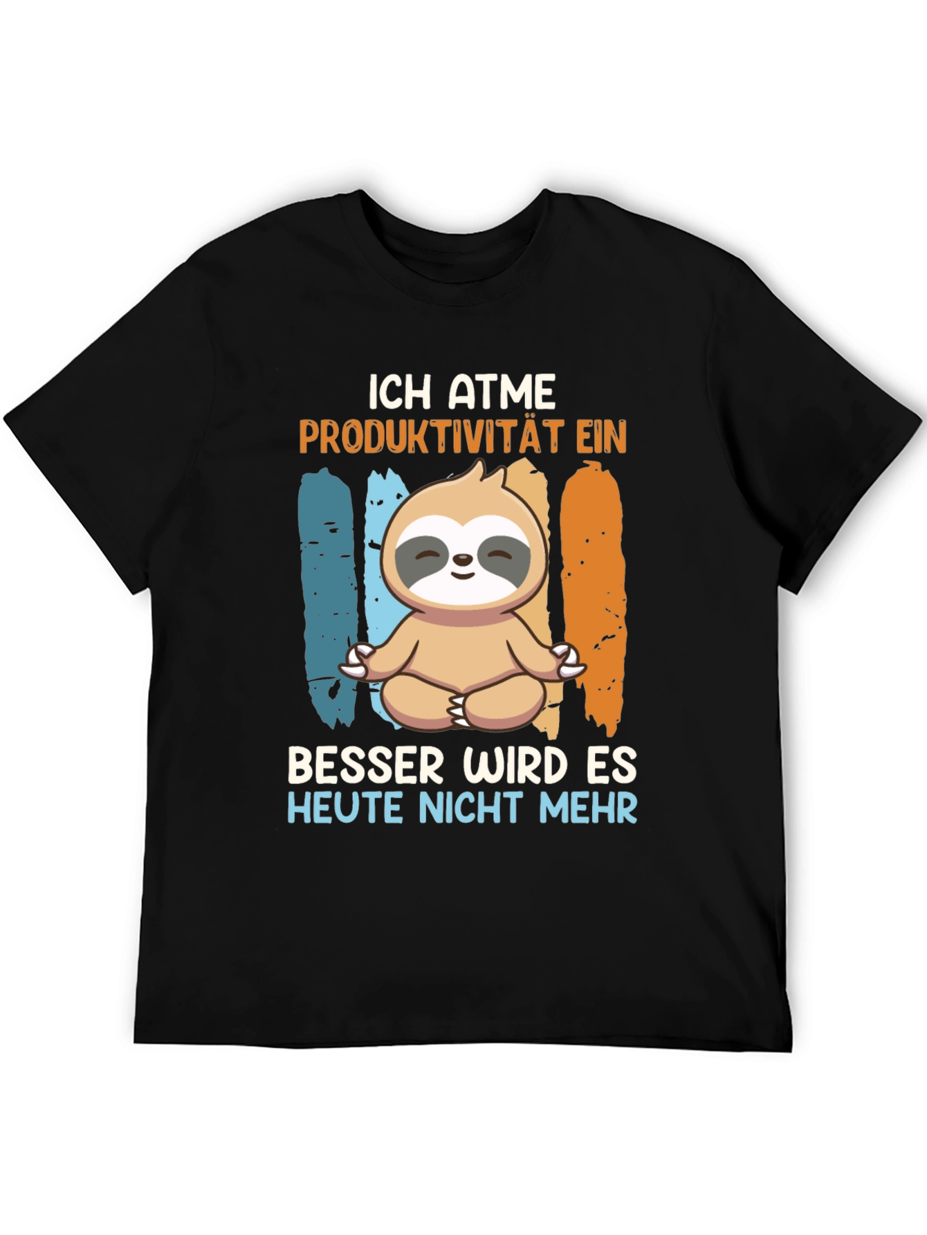 Ich Atme Sloth Meditation T-Shirt