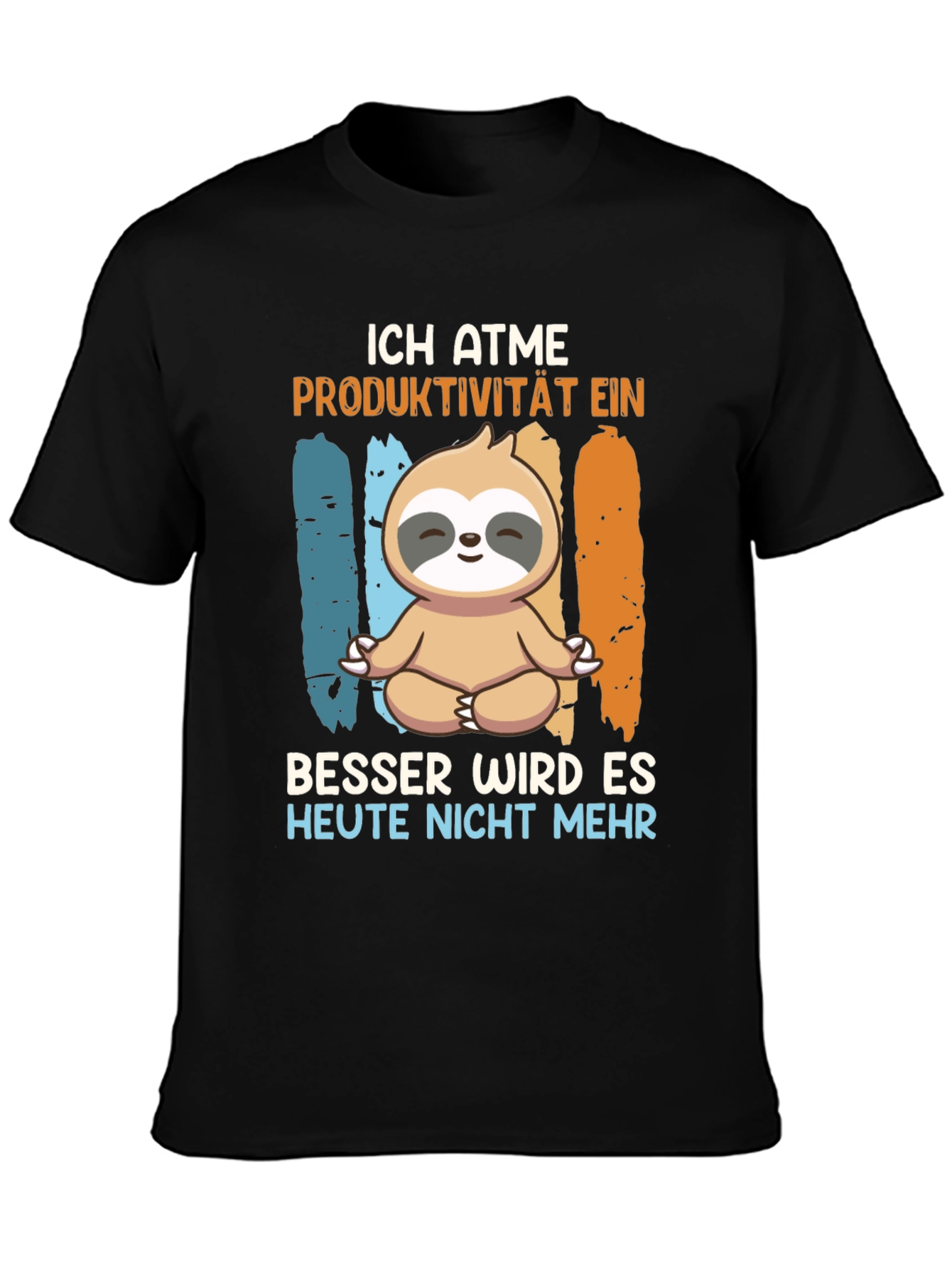 Ich Atme Sloth Meditation T-Shirt