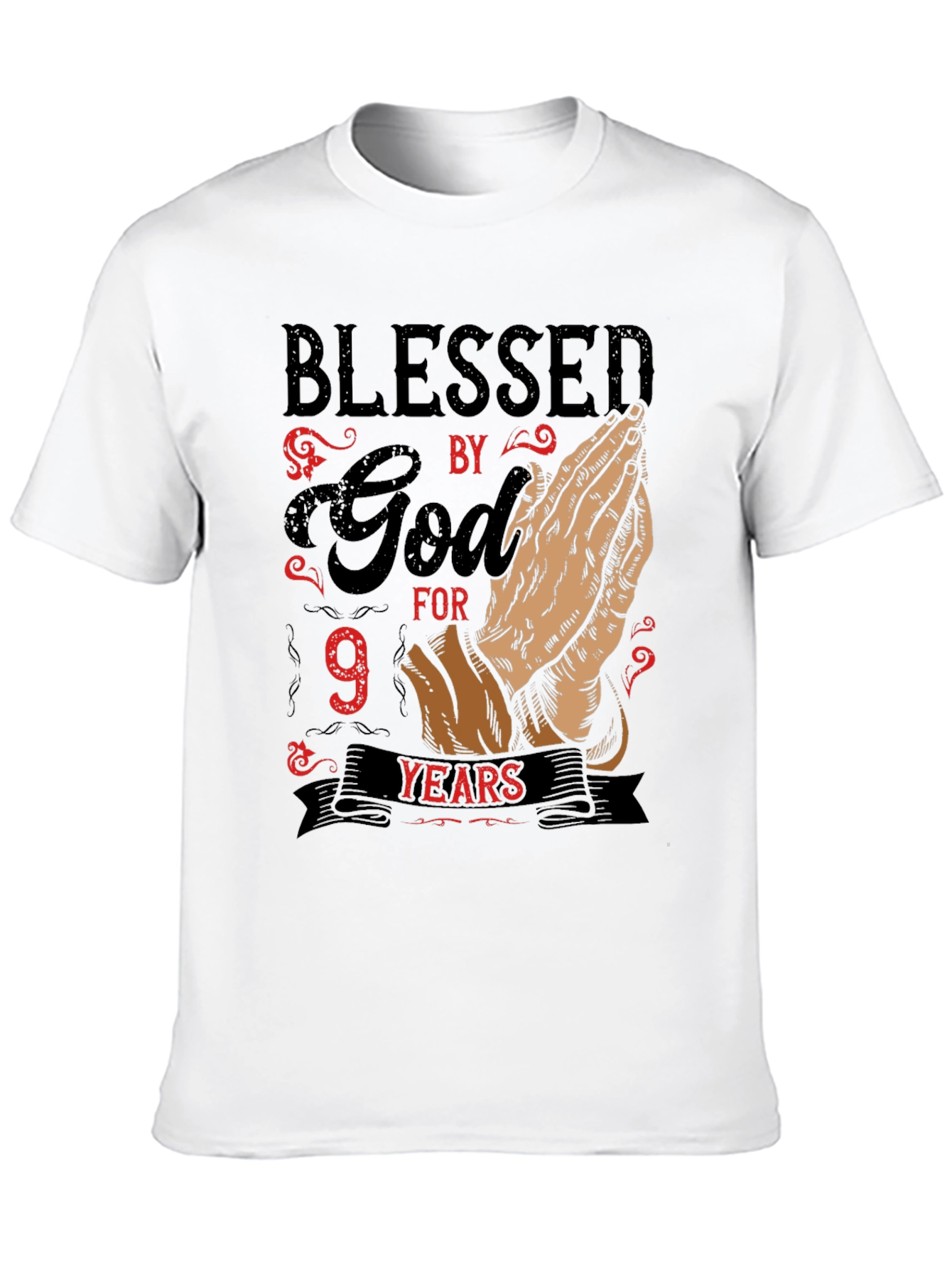 Blessed by God for 9 Years T-Shirt