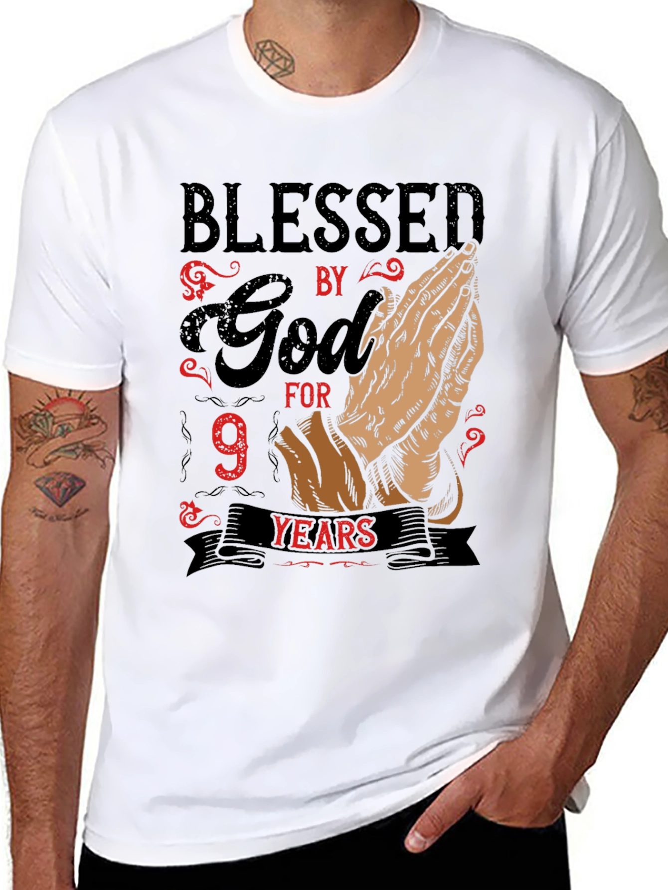 Blessed by God for 9 Years T-Shirt