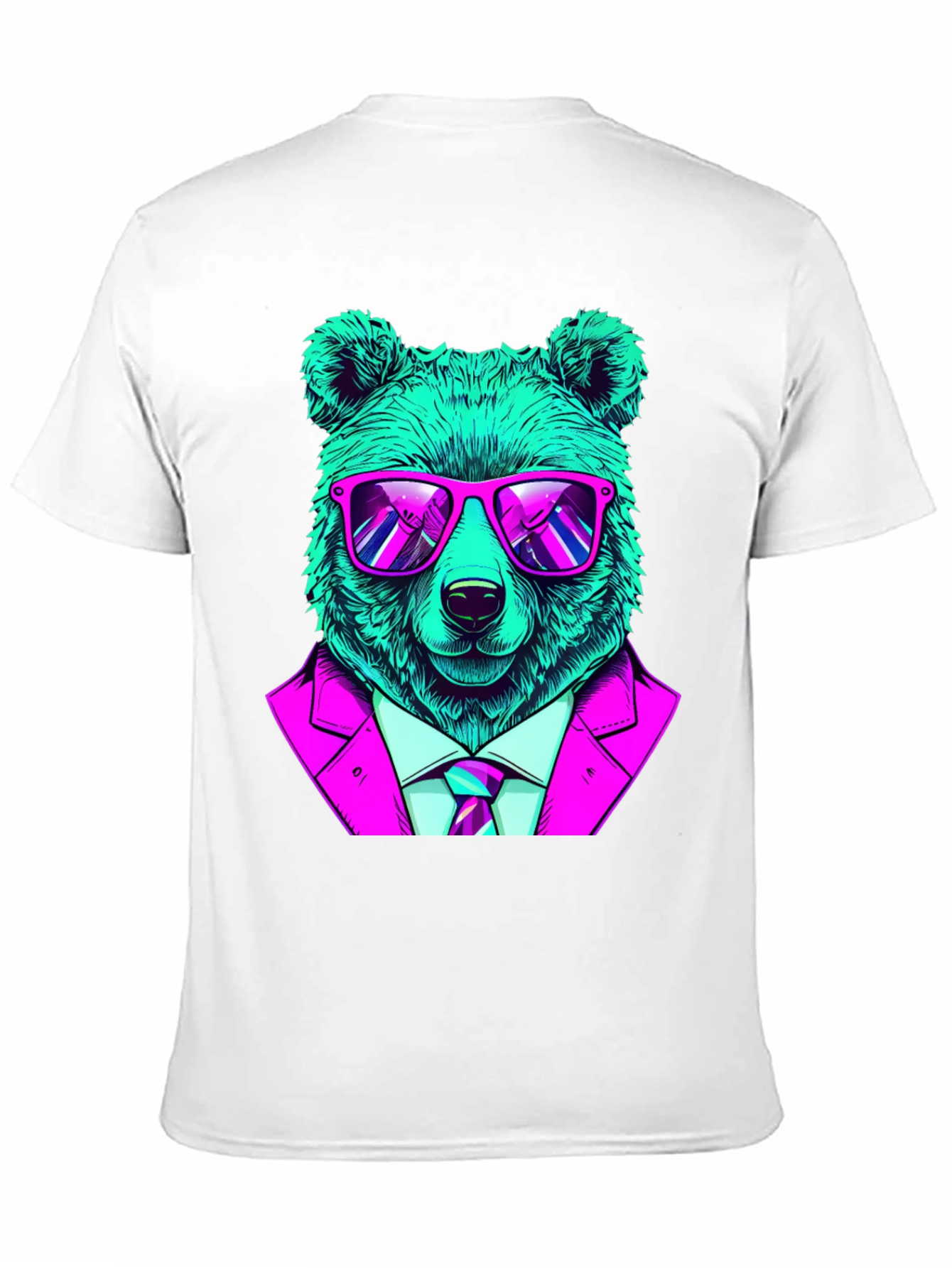 Cool Bear in Suit Graphic T-Shirt