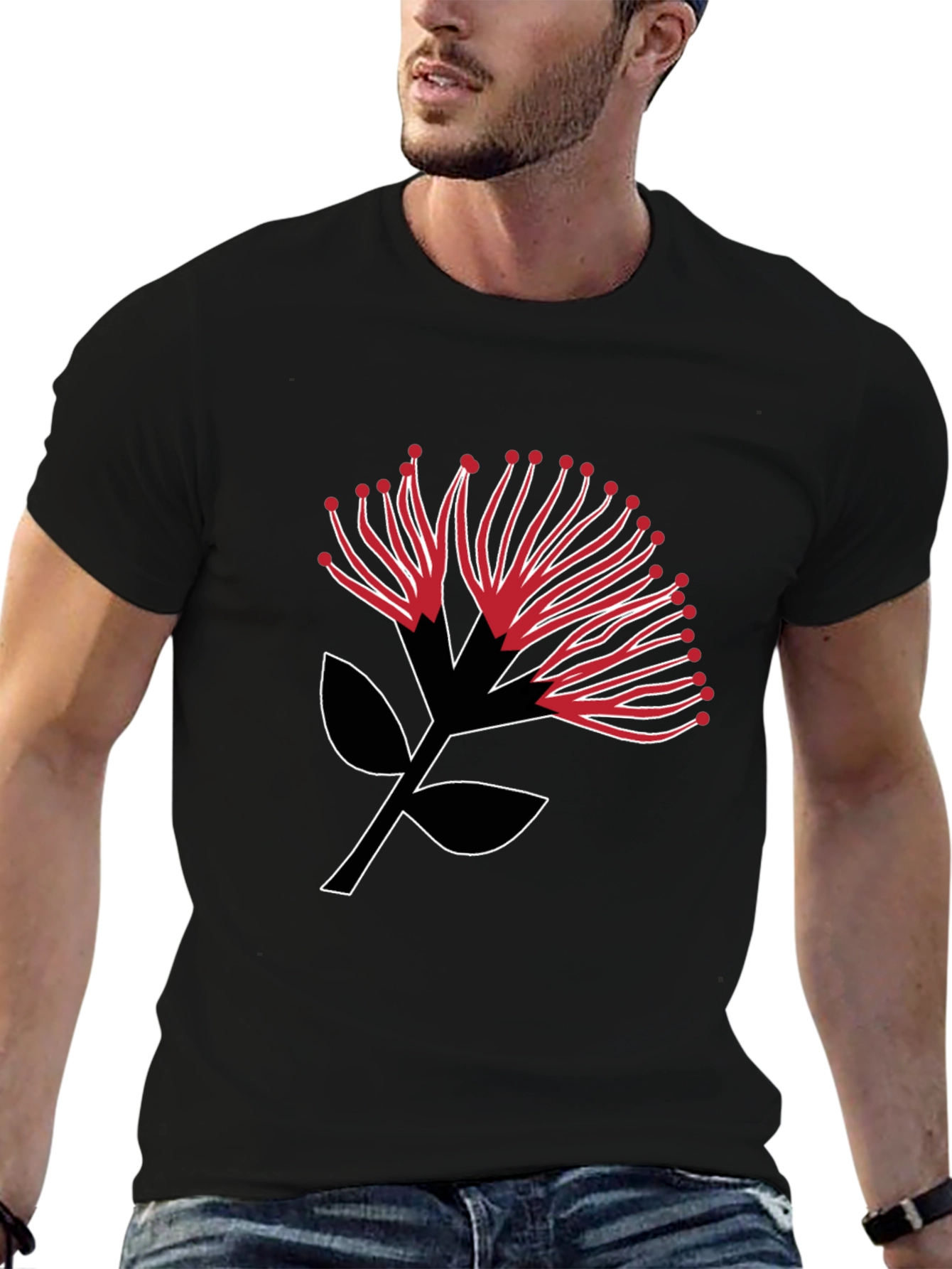 Floral Graphic Print Tee - Stylish Casual Wear