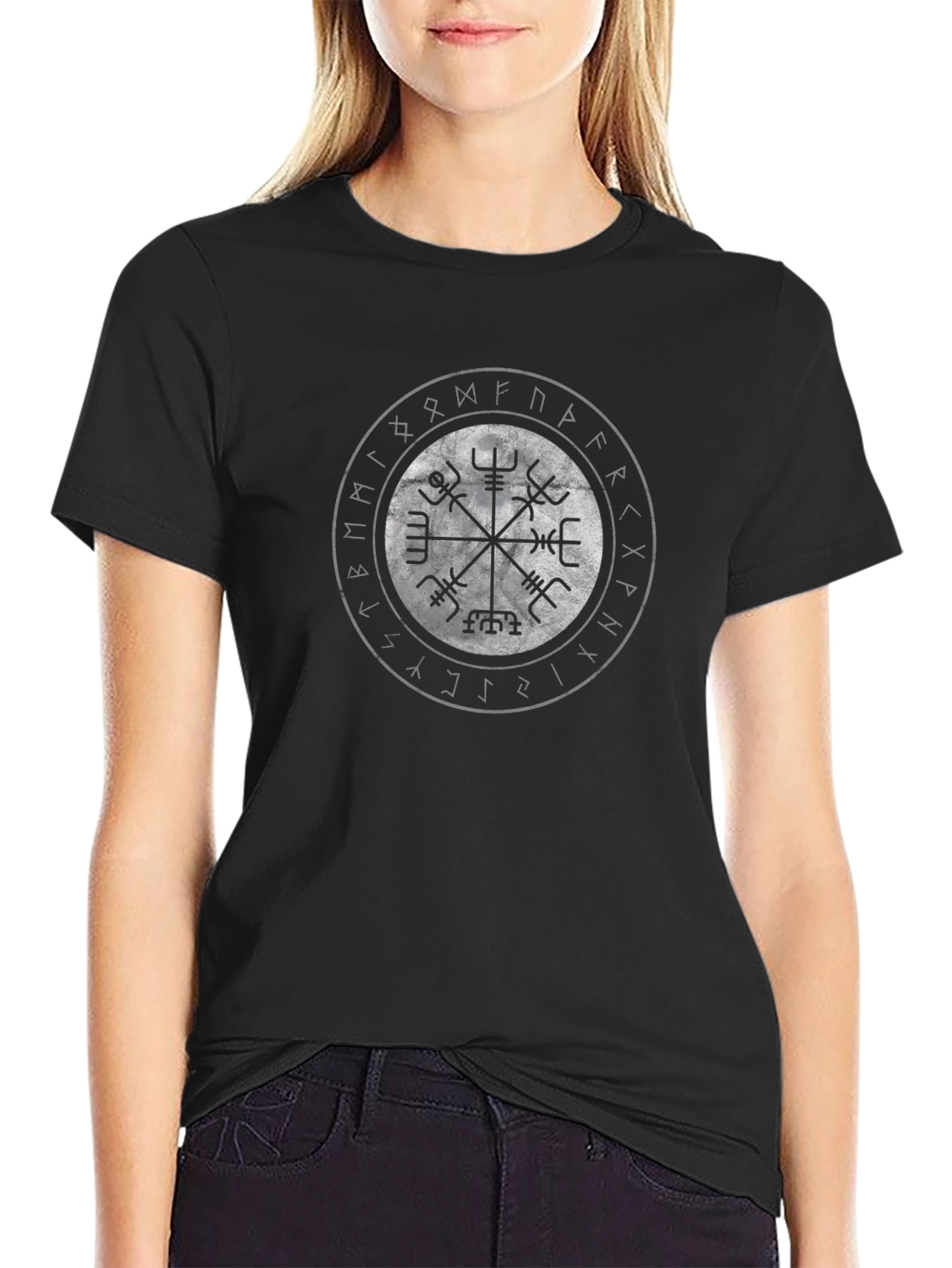 Viking Compass Vegvisir T-Shirt - Norse Symbol