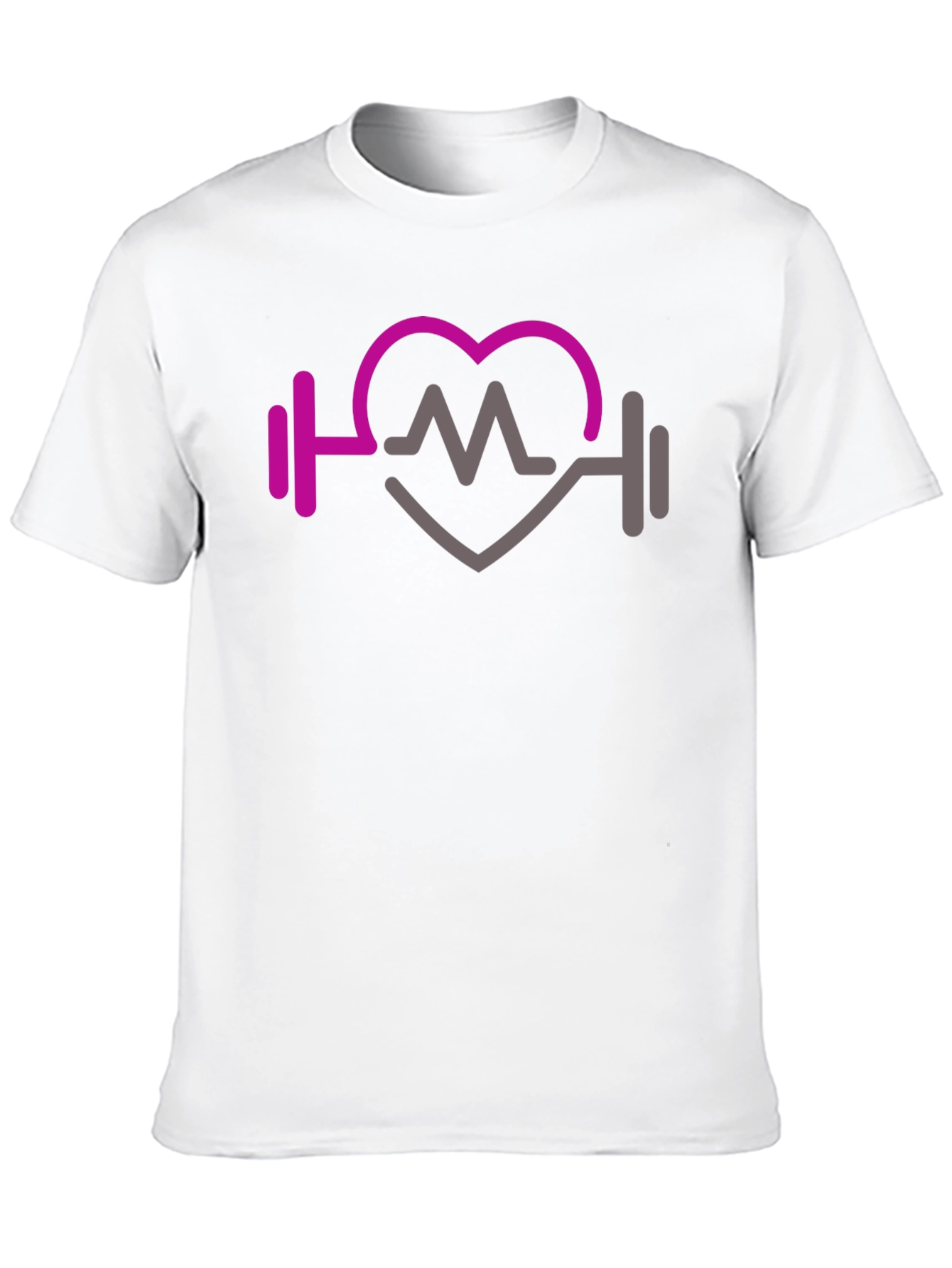 Fitness Heartbeat Graphic Tee