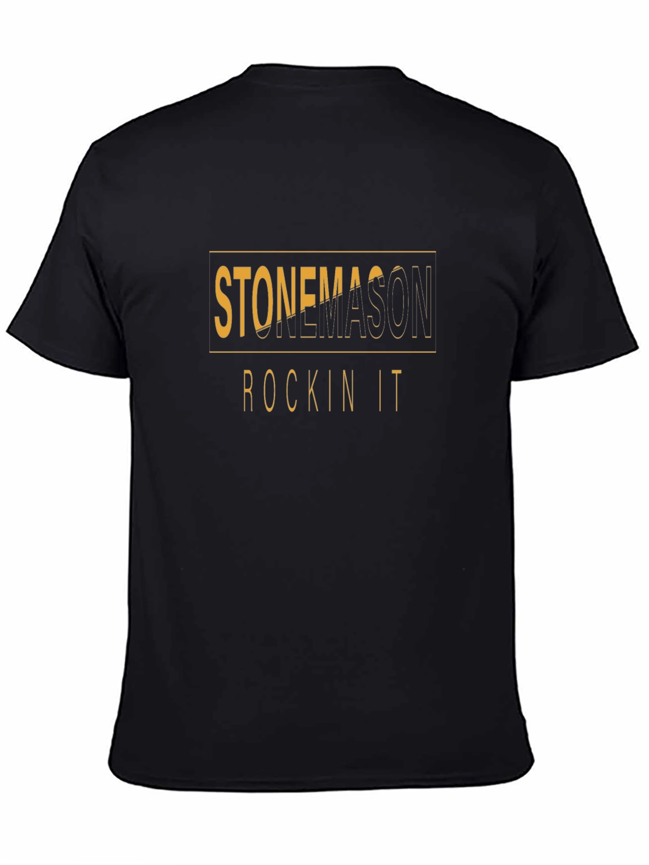 Stonemason Rockin It Graphic Tee - Black