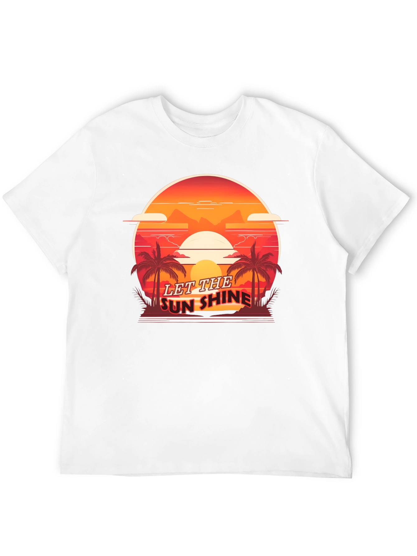 Let the Sun Shine Graphic Tee - Beach Vibes