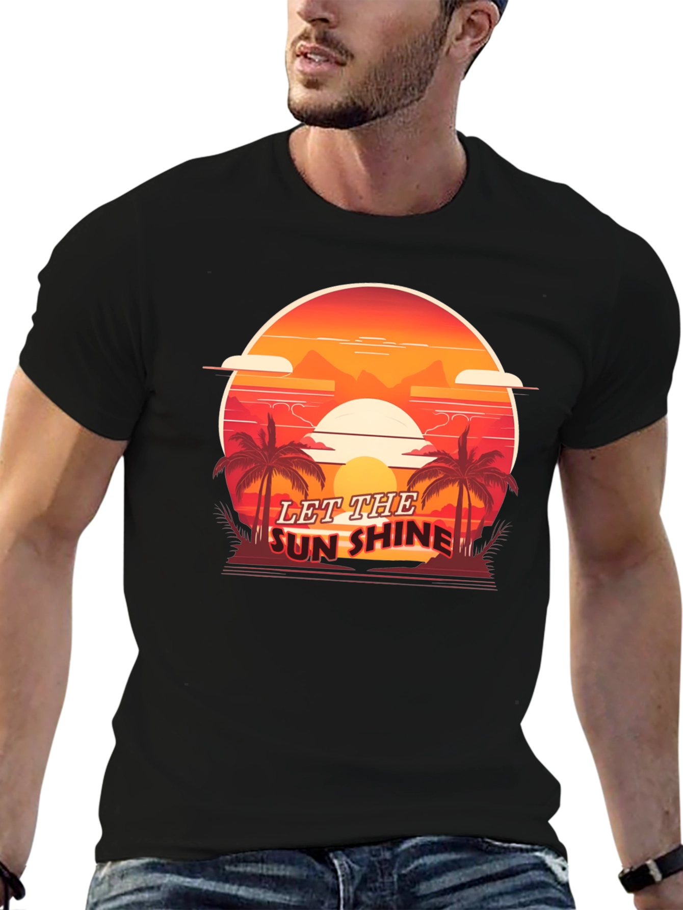 Let the Sun Shine Graphic Tee - Beach Vibes