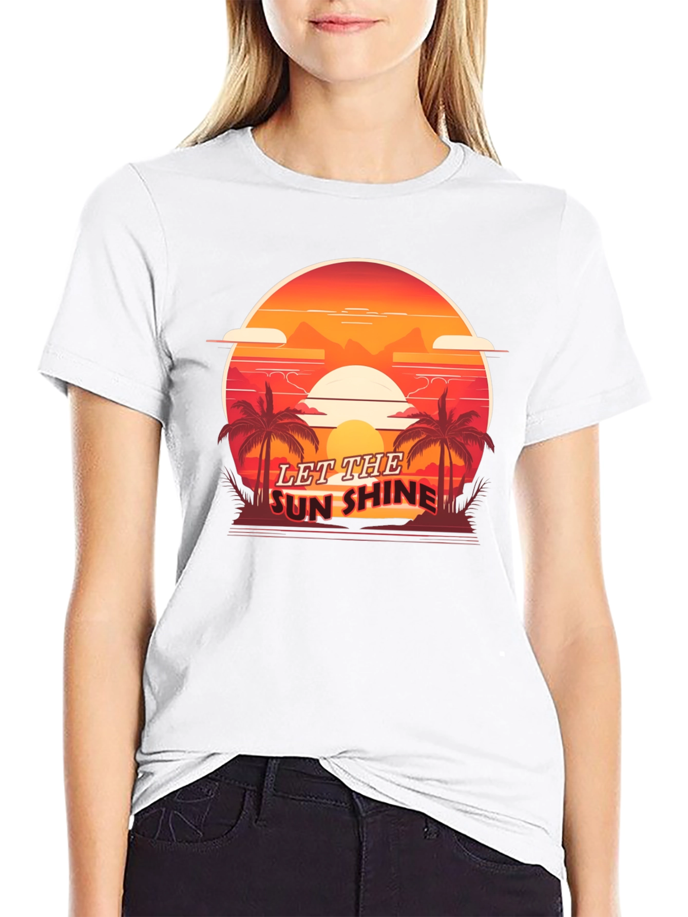 Let the Sun Shine Graphic Tee - Beach Vibes
