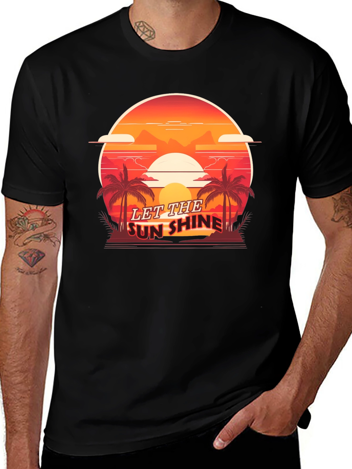 Let the Sun Shine Graphic Tee - Beach Vibes