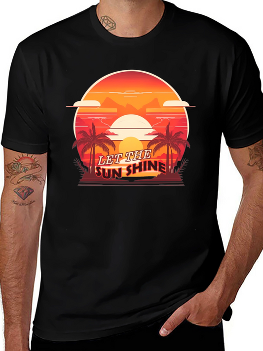 Let the Sun Shine Graphic Tee - Beach Vibes