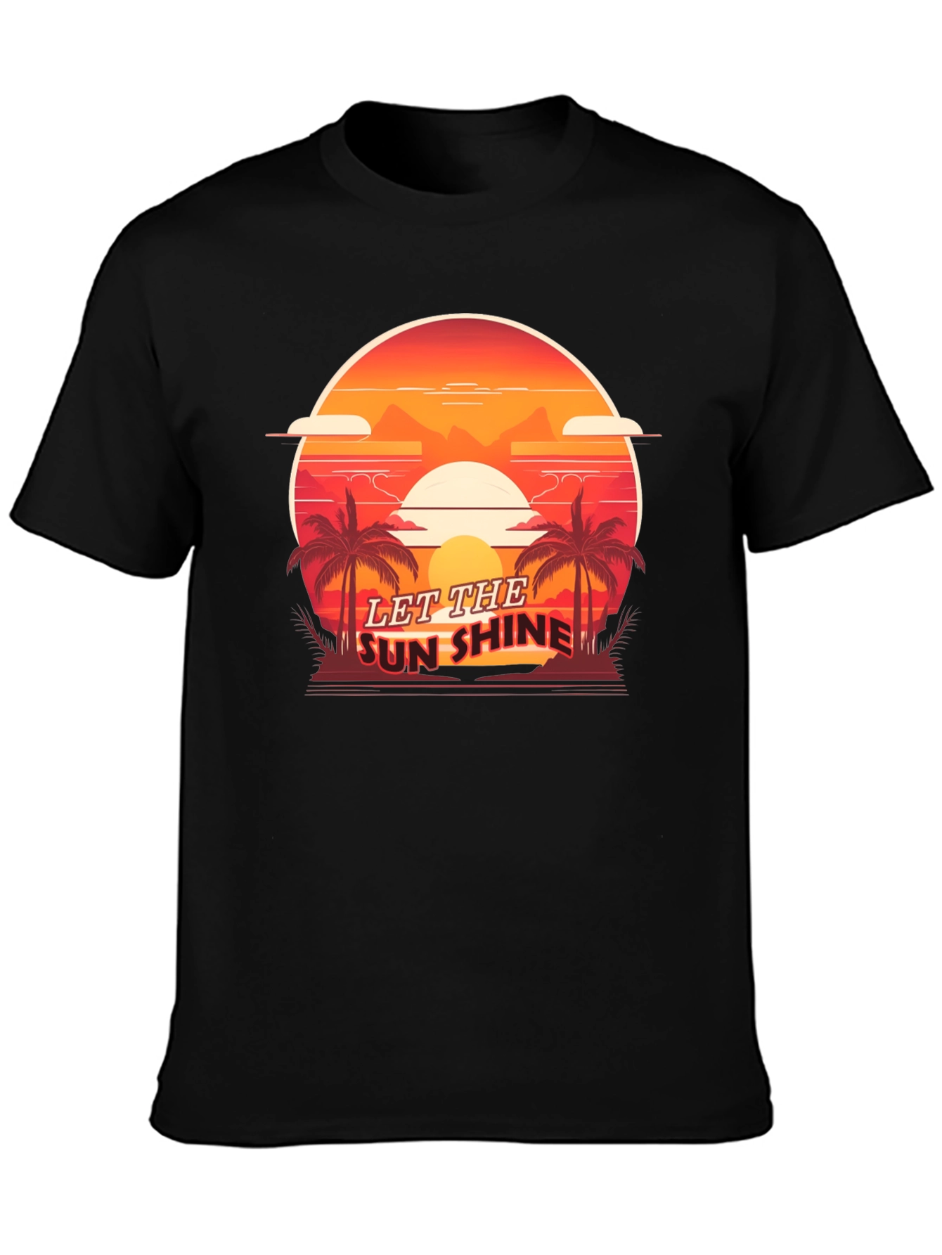 Let the Sun Shine Graphic Tee - Beach Vibes