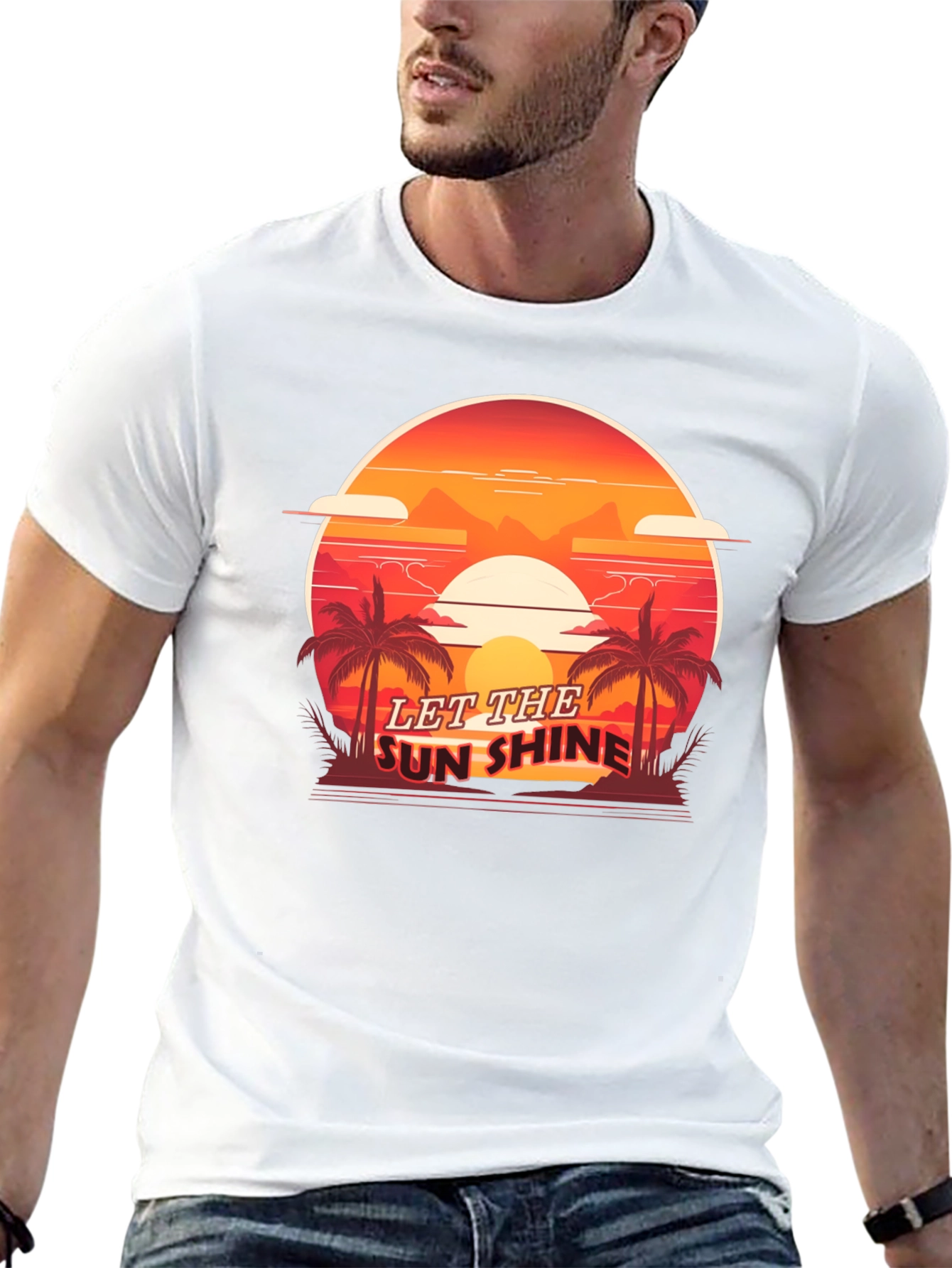 Let the Sun Shine Graphic Tee - Beach Vibes
