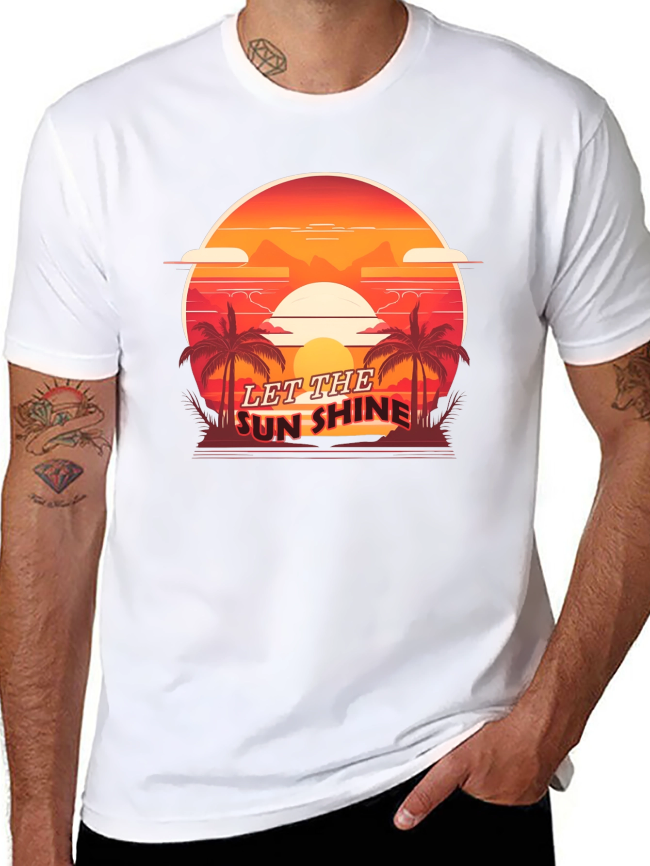 Let the Sun Shine Graphic Tee - Beach Vibes