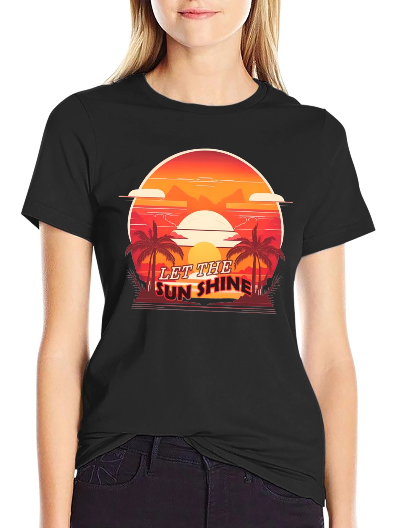 Let the Sun Shine Graphic Tee - Beach Vibes