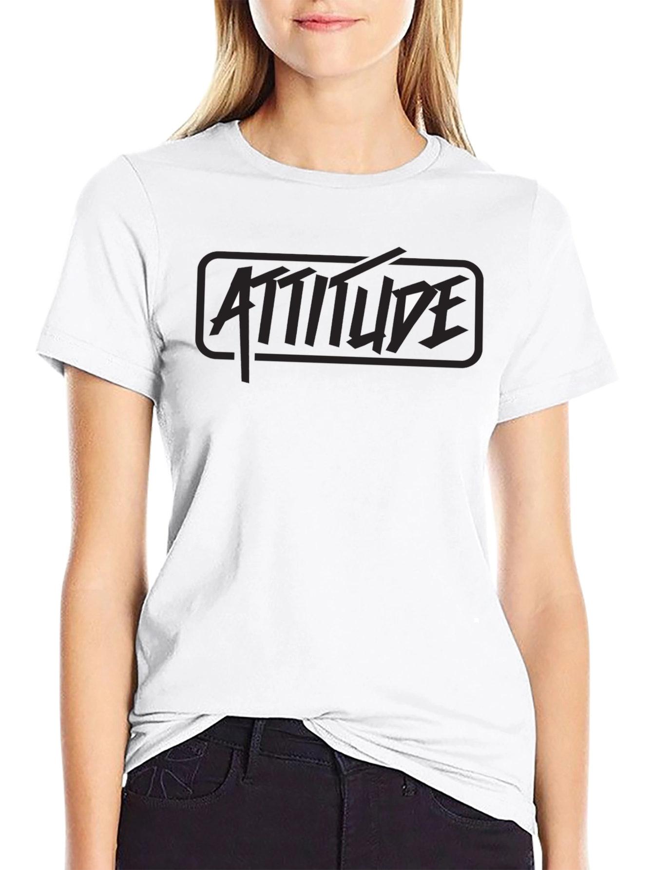 Black Attitude Graphic Tee - Stylish Menswear