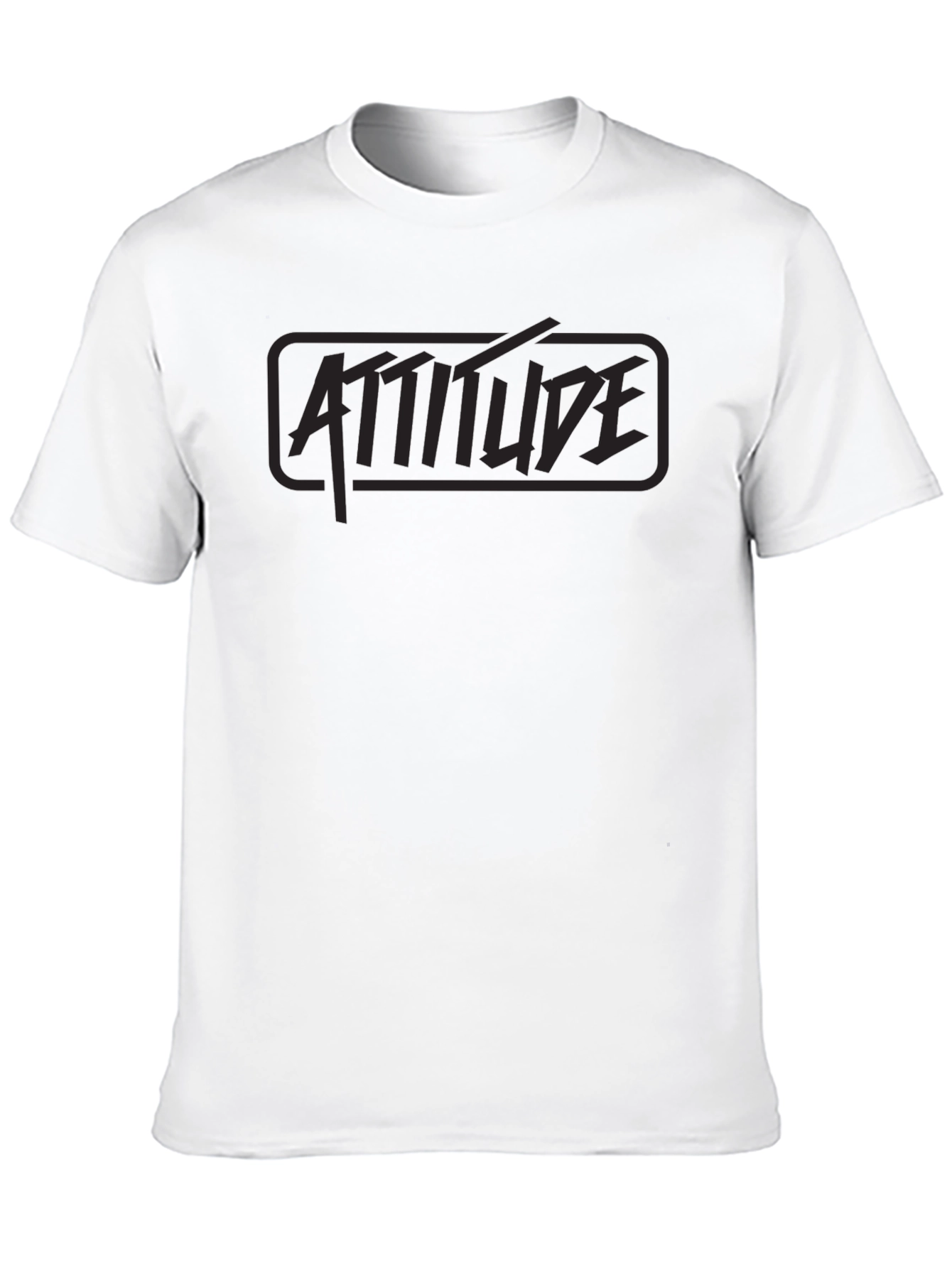 Black Attitude Graphic Tee - Stylish Menswear