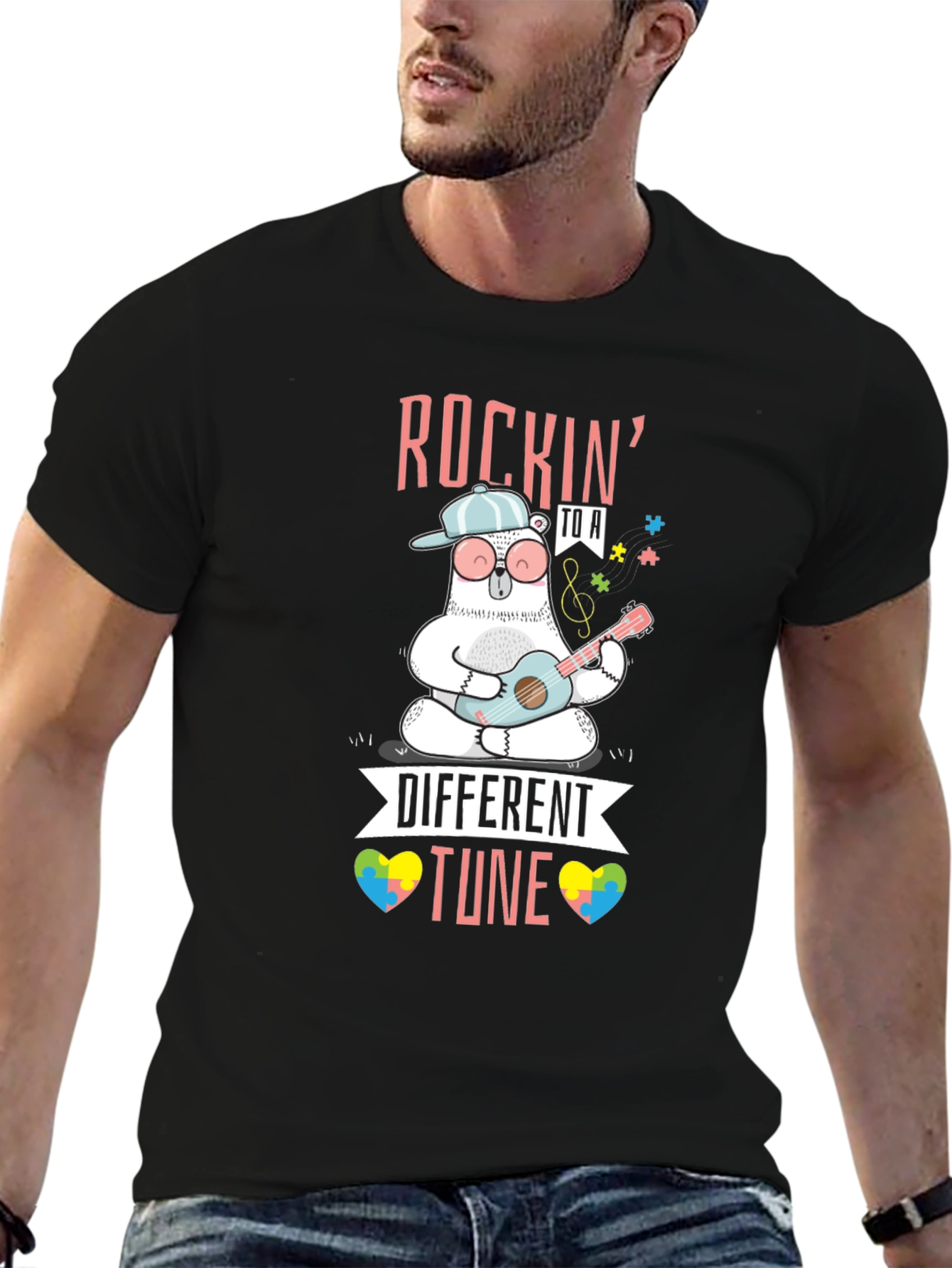 Rockin Different Tune Autism Awareness T-Shirt