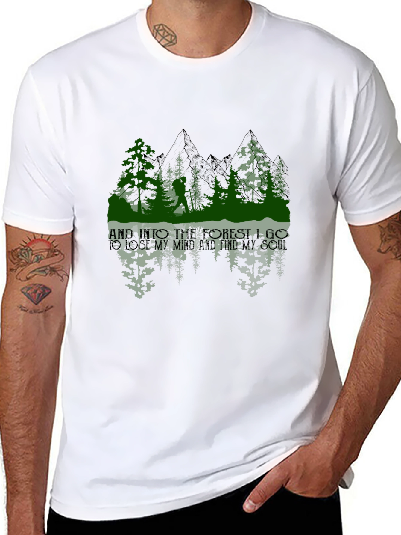 Forest Soul Graphic Tee - Nature Lover Shirt