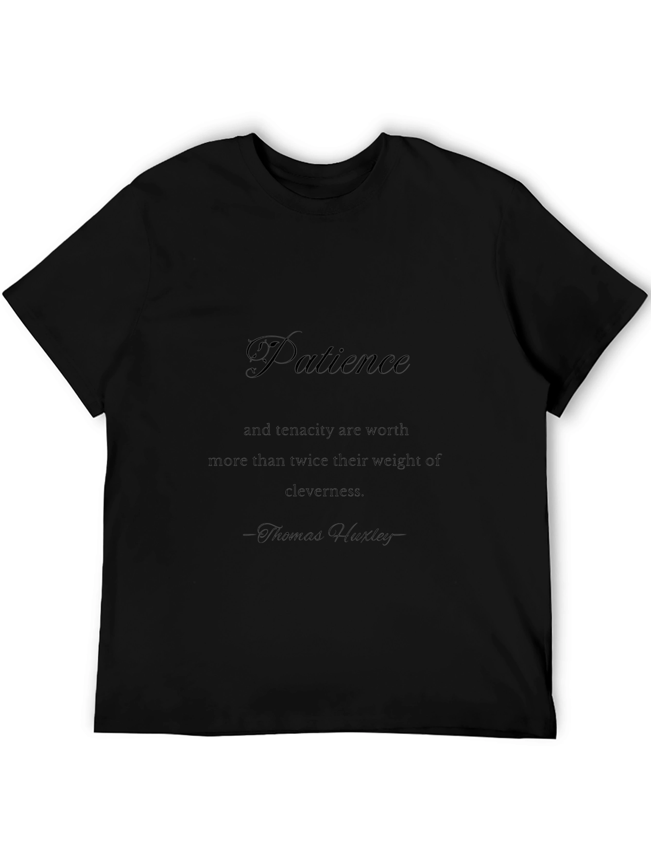 Patience Quote Graphic T-Shirt
