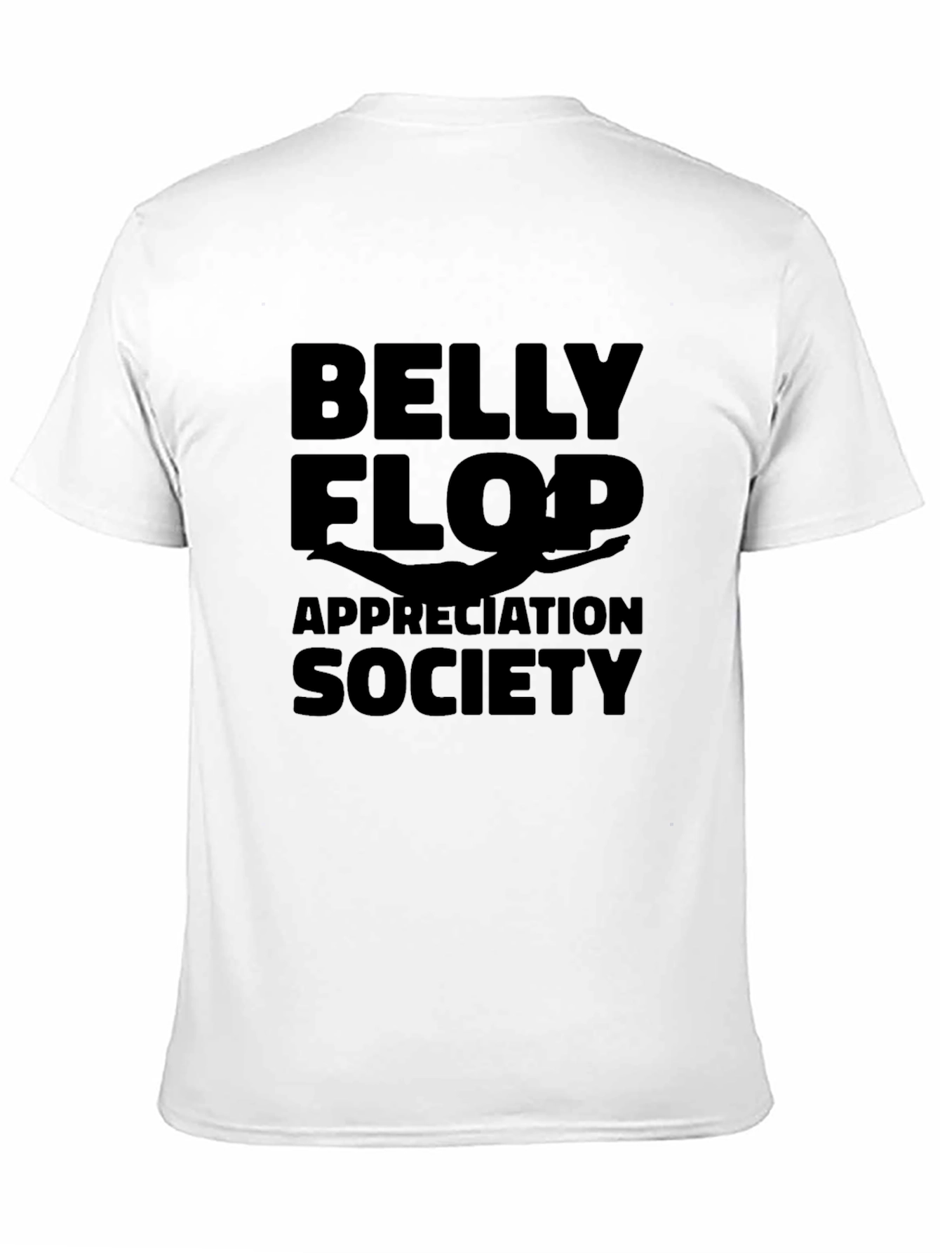 Belly Flop Appreciation Society Black T-Shirt
