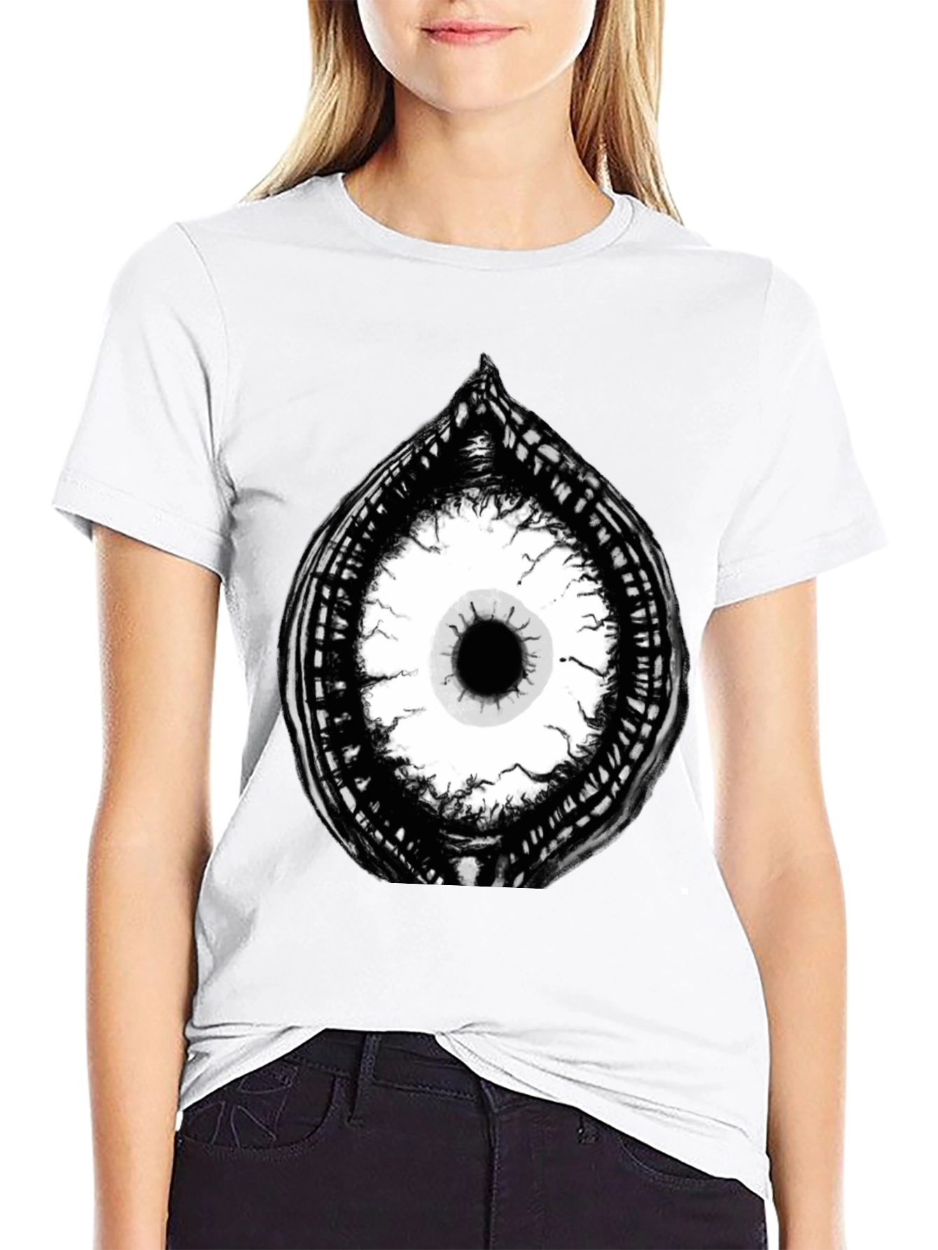 Eye Graphic Black T-Shirt