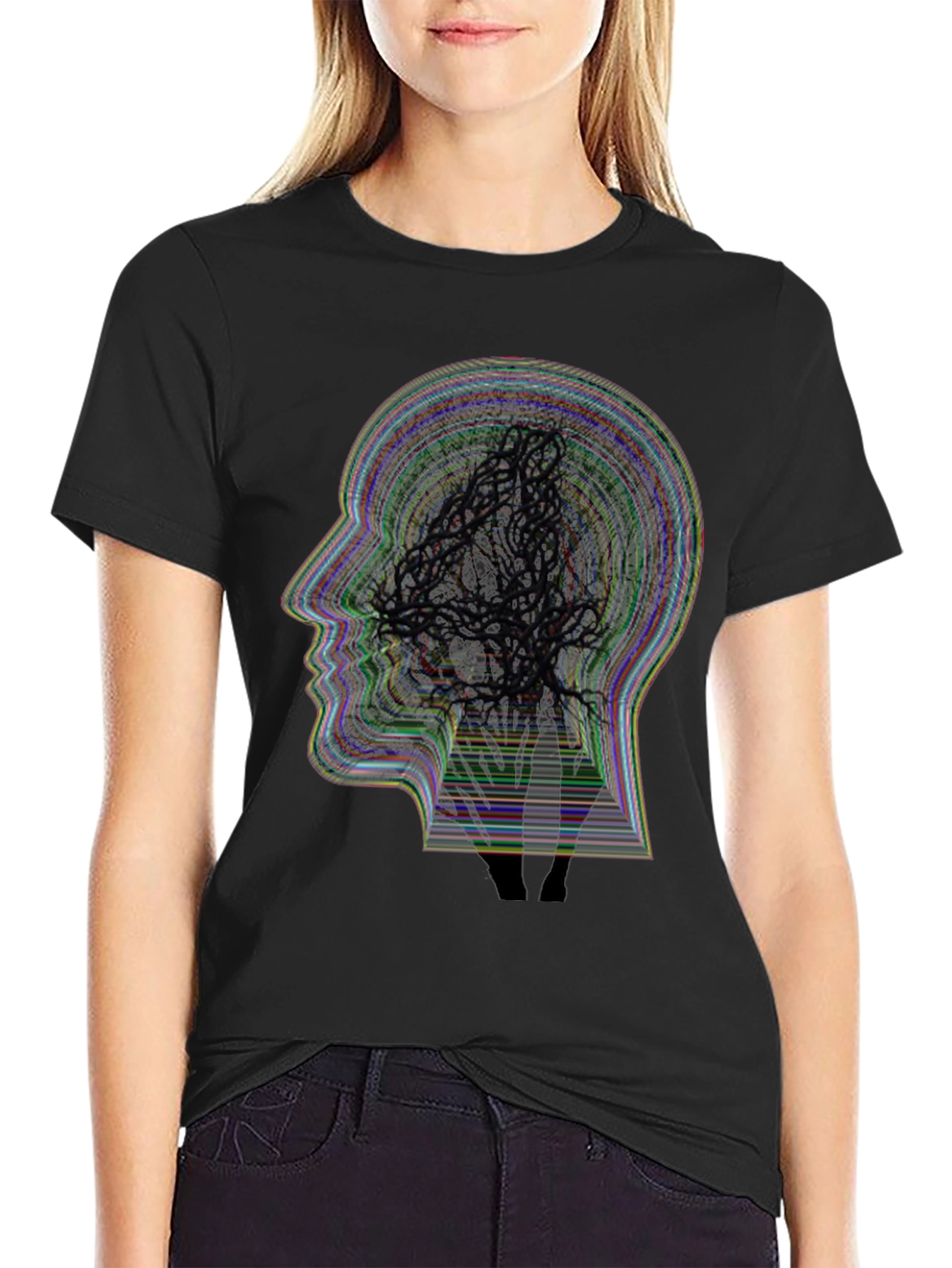 Mind Trip T-Shirt - Abstract Head Design