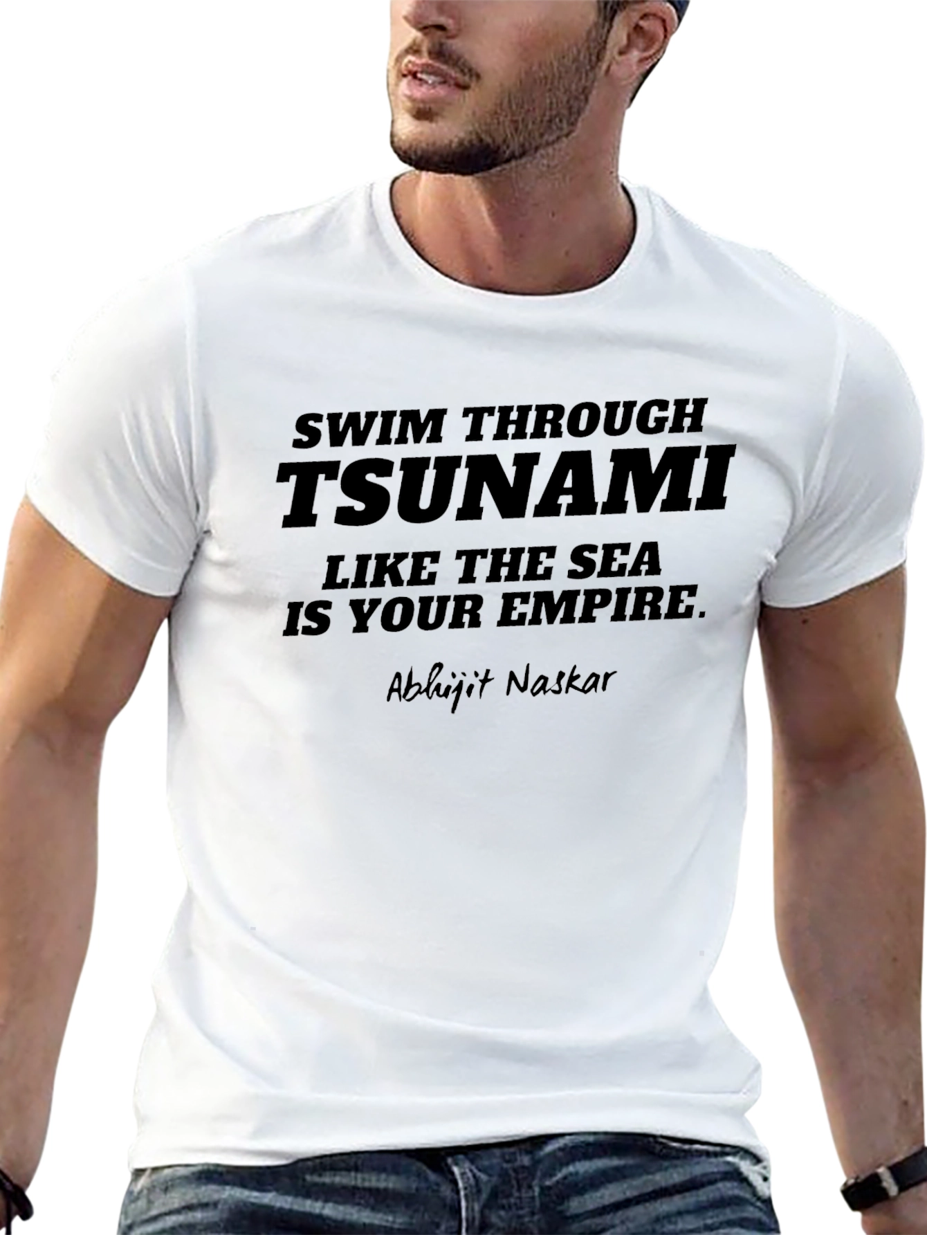 Swim Through Tsunami Graphic Tee
