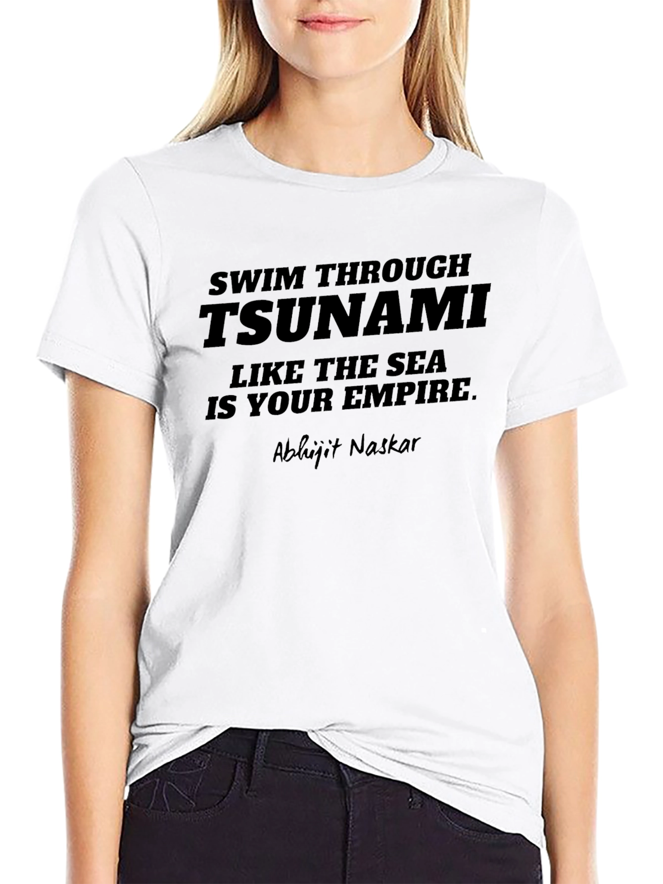 Swim Through Tsunami Graphic Tee