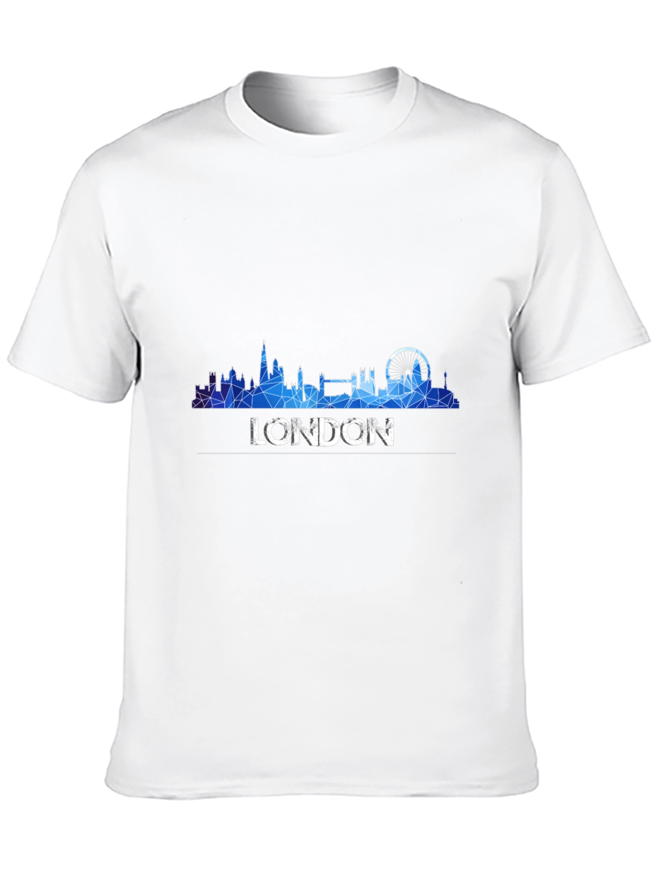 London Skyline Graphic Tee - Modern Geometric Design
