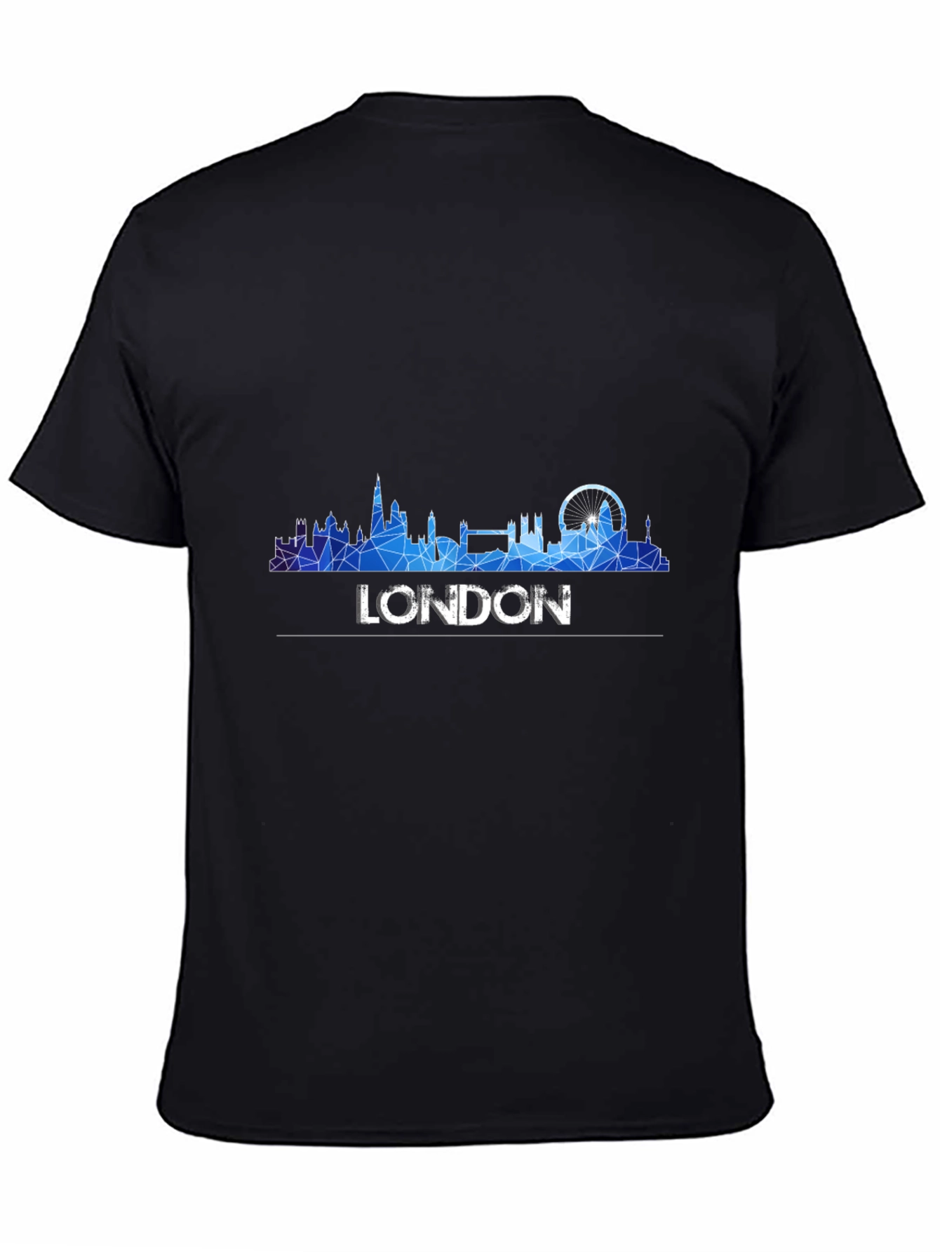 London Skyline Graphic Tee - Modern Geometric Design